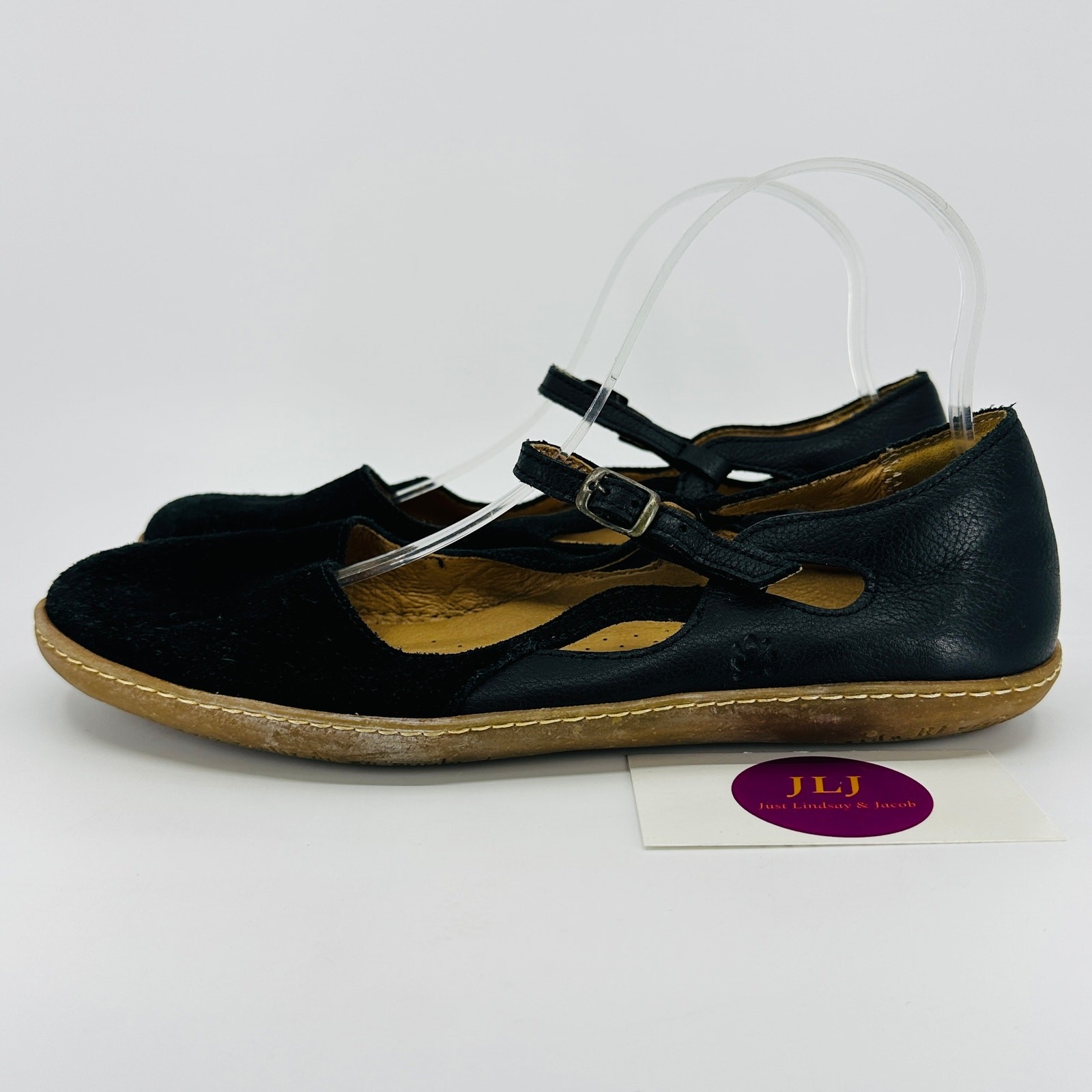 El Naturalista Women’s N5287 El Viajero Black Mary Jane Shoes Size 41 EU/ 10 US