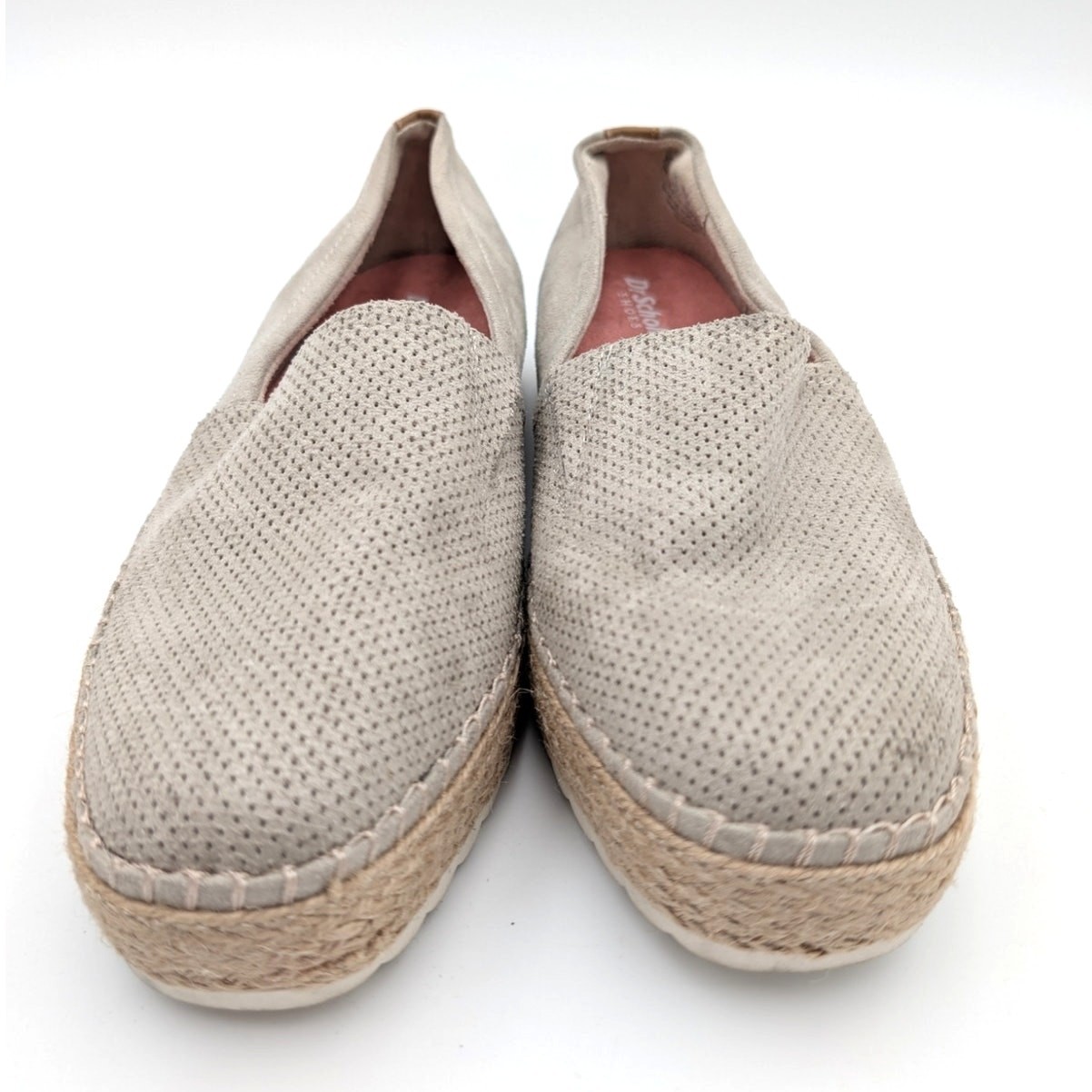 Dr. Scholl’s Sunray Espadrilles Slip On Shoes Women’s Oyster Grey Size US7M EU37
