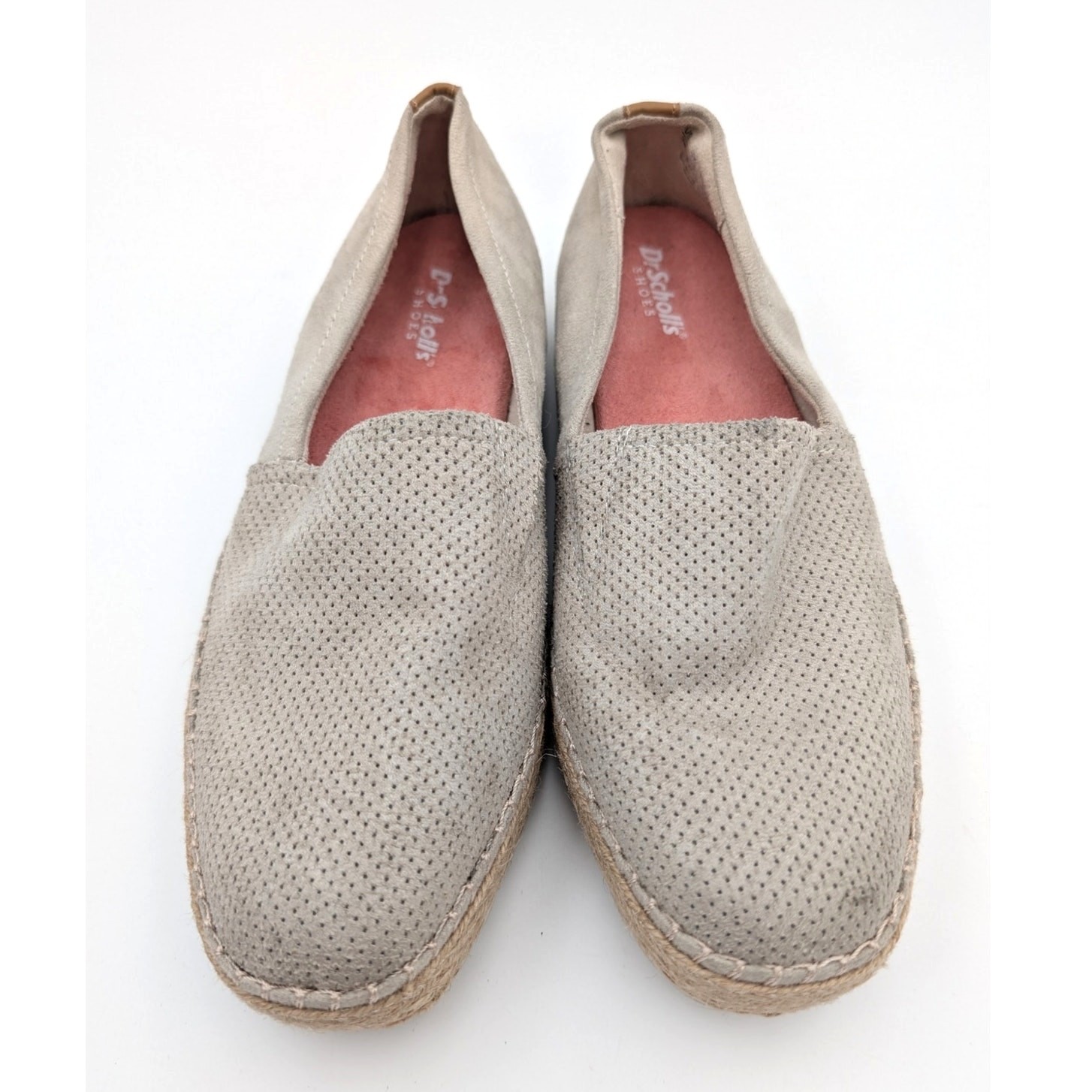 Dr. Scholl’s Sunray Espadrilles Slip On Shoes Women’s Oyster Grey Size US7M EU37
