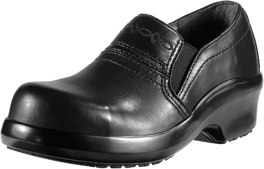 ARIAT Work Expert Safety Clogs SD Women’s Sz 7 C WIDE Black Composite Toe
