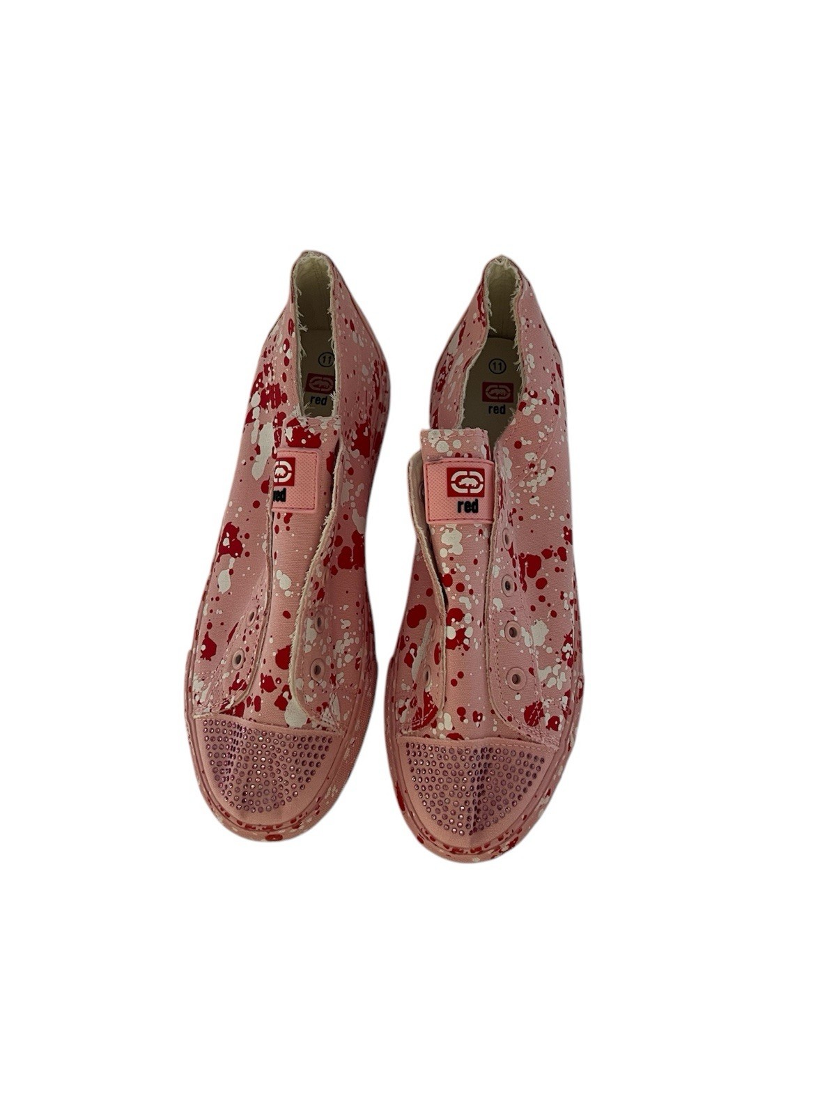 Sneakers Marc Ecko Pink And Red Slip Ons Sneakers Size 11 no box Brand New