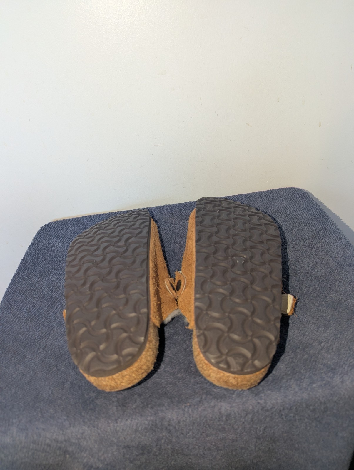 Birkenstock Boston Shearling Clogs Womens Size EU 39 US 8 Mink Suede Narrow