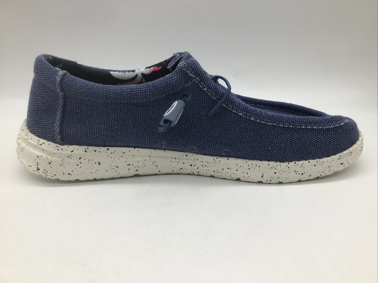 Women’s Blue Casual Canvas Slip On, Air Mesh Comfortable Loafers Sz. 11M
