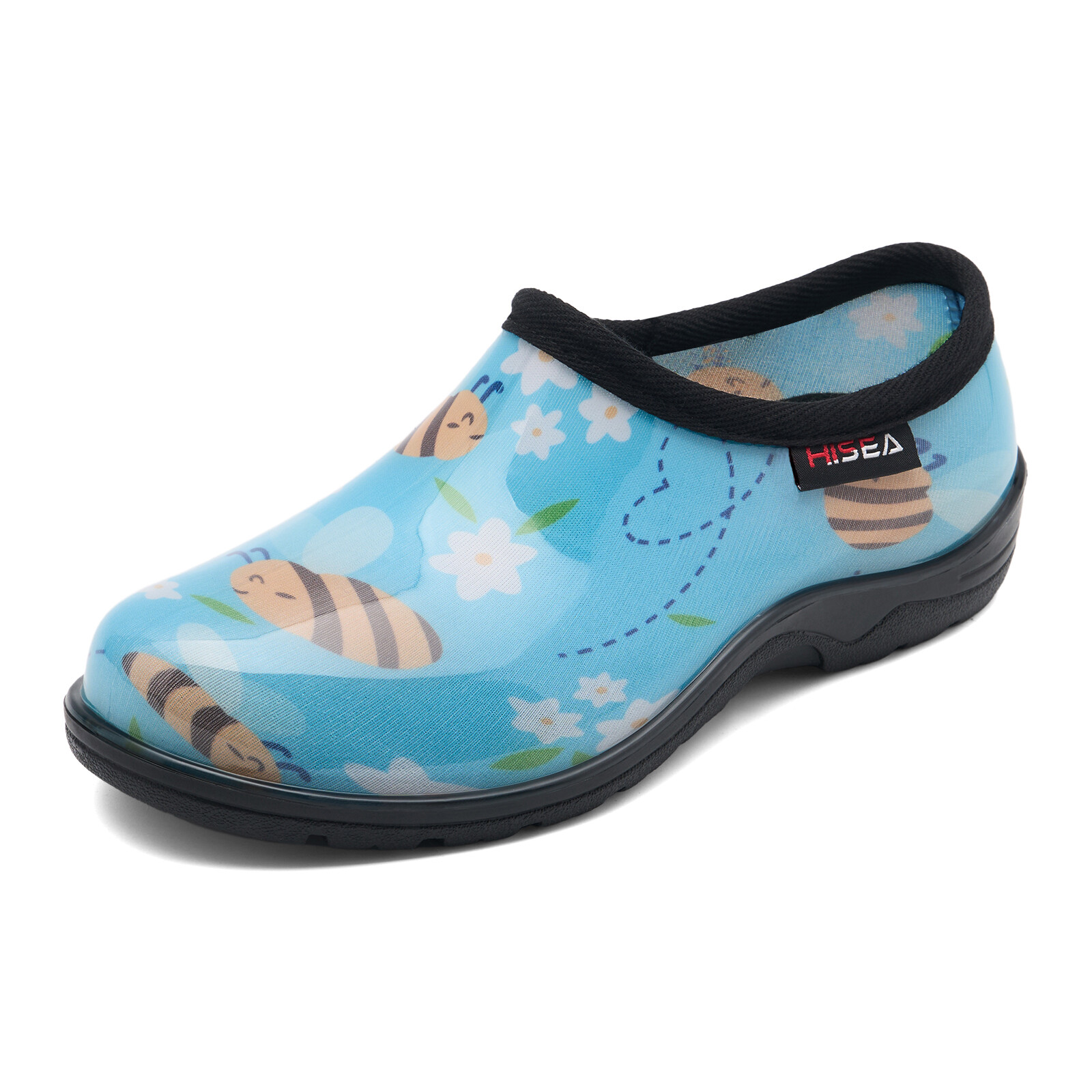 HISEA Women Slip-On Garden Shoes Waterproof Rain Work Clogs Nurse Walking Shoes