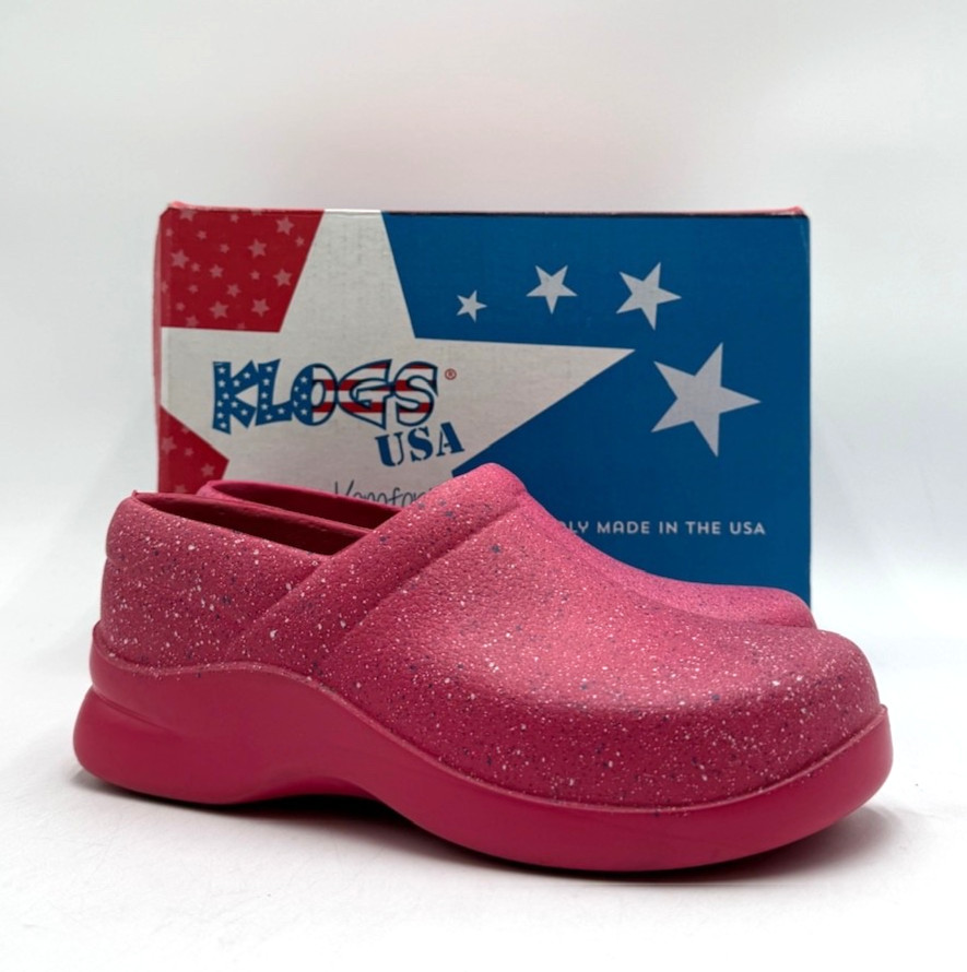 Klogs BOCA PINK CONFETTI Women’s NEW Comfort Shoe Pink Multiple Sizes