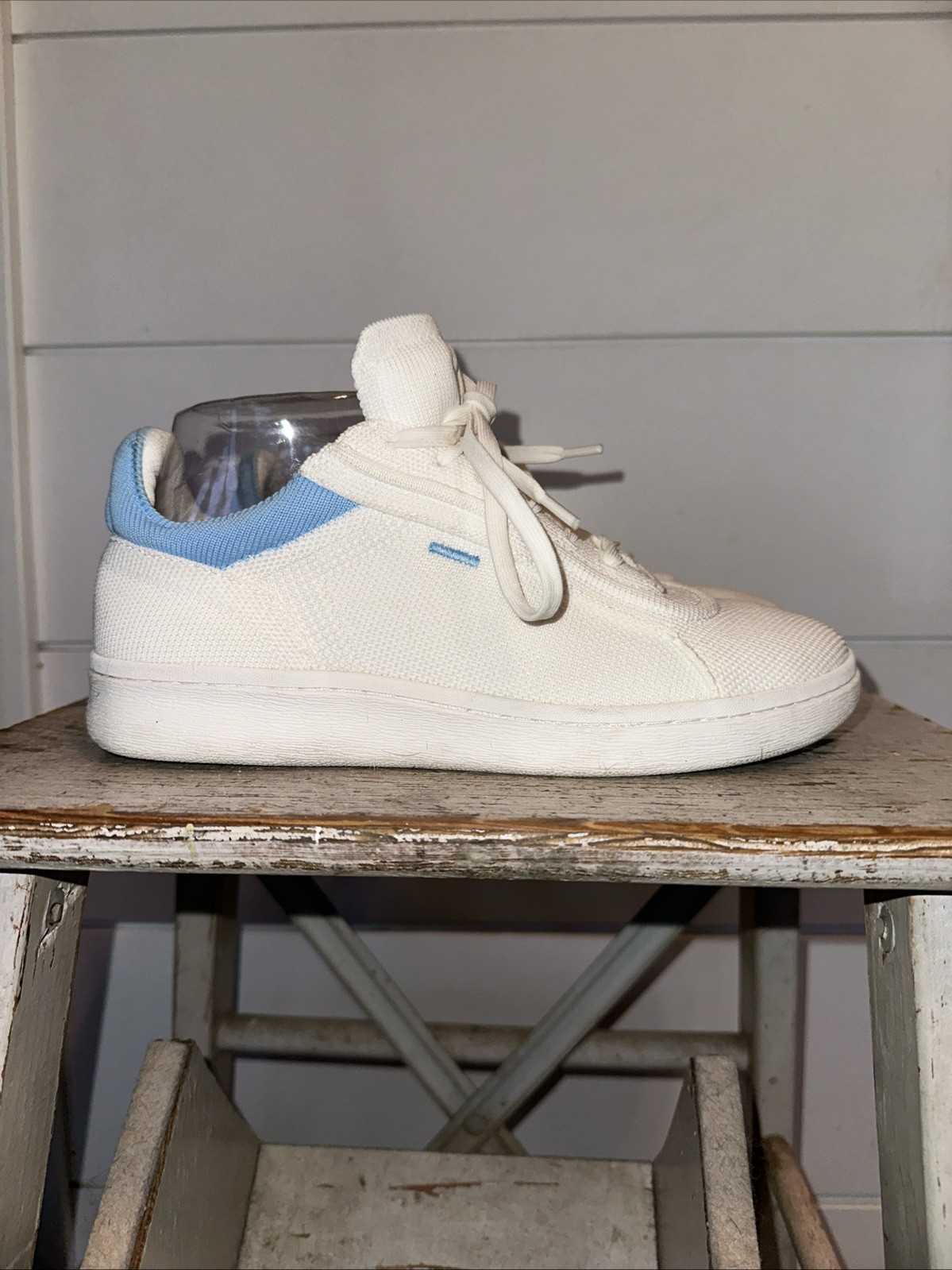 Vivaia Versa V Pro unisex knit sneakers W 6.5 M 5 EU 37 White Blue Lace Up