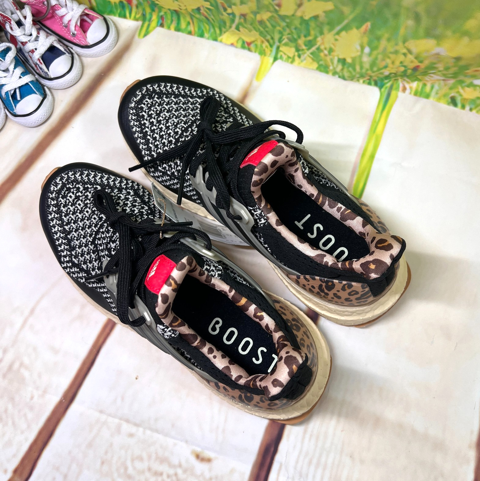 Adidas UltraBost 1.0 Women’s Black Beige Sneakers JR5844 US5.5 Was$180