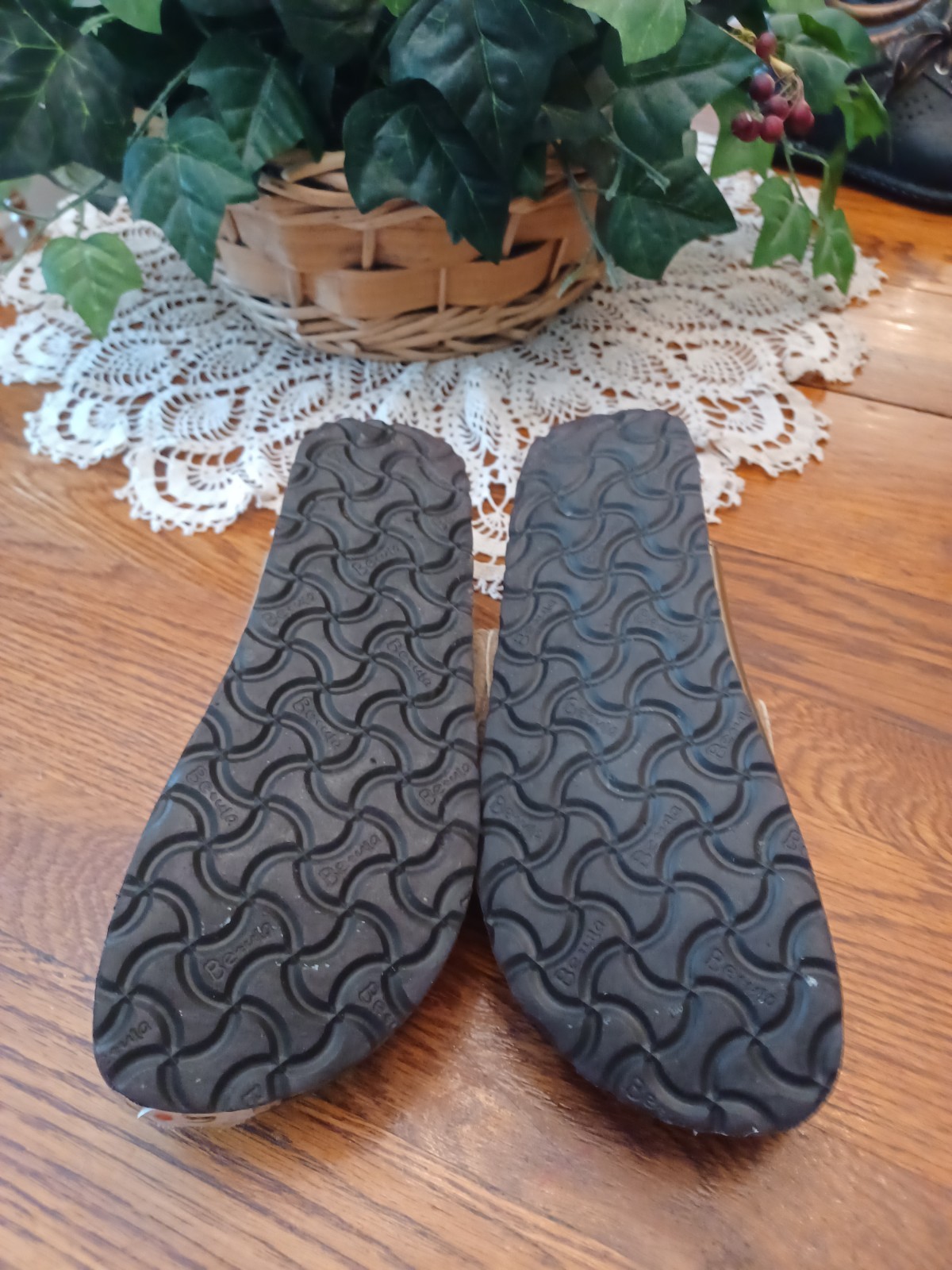 Womens Bronze Colored Betula Mule Shoes size 5 / 36