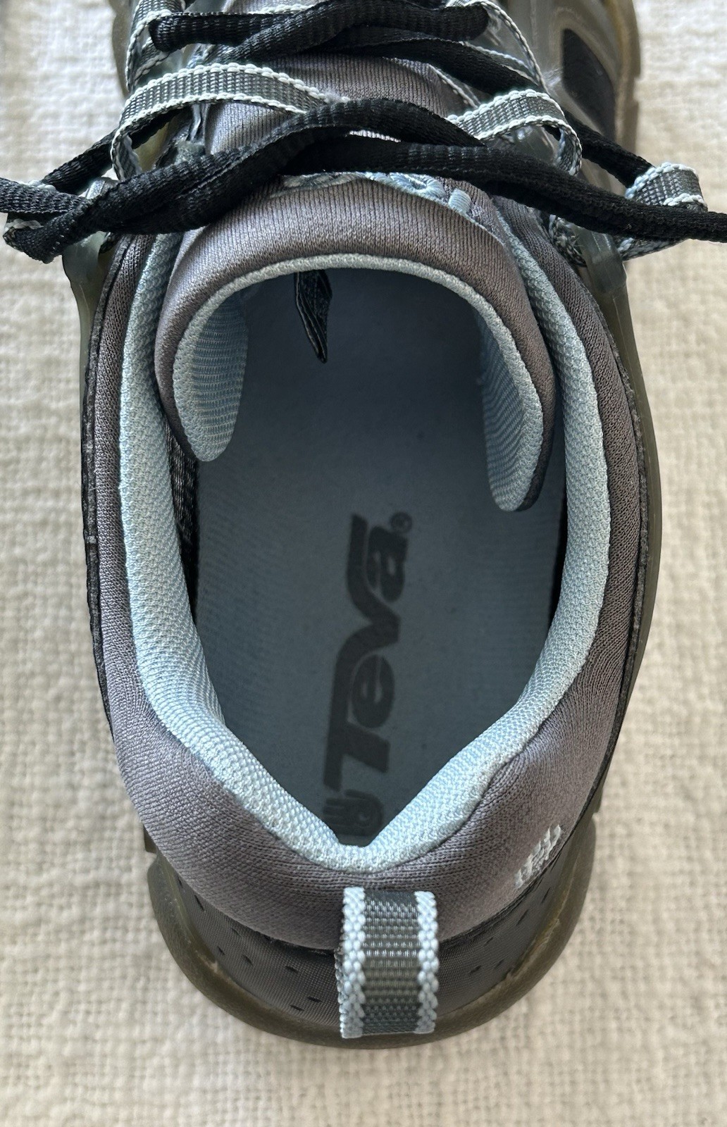 TEVA Size 8 Womens Gamma Hydro Sport Water Hiking Shoes Gray Blue EUC