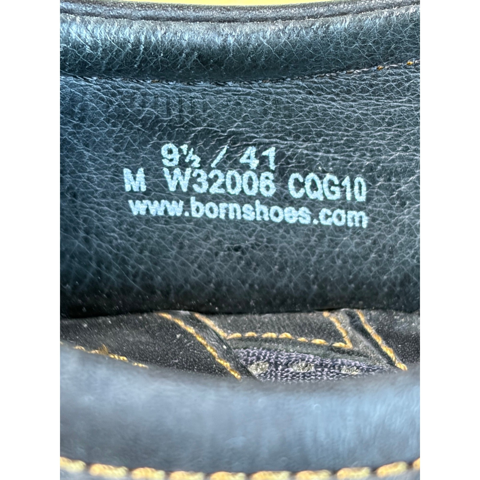 Born Black Leather Mary Jane Shoes Womens 9.5 Comfort Commuter Work