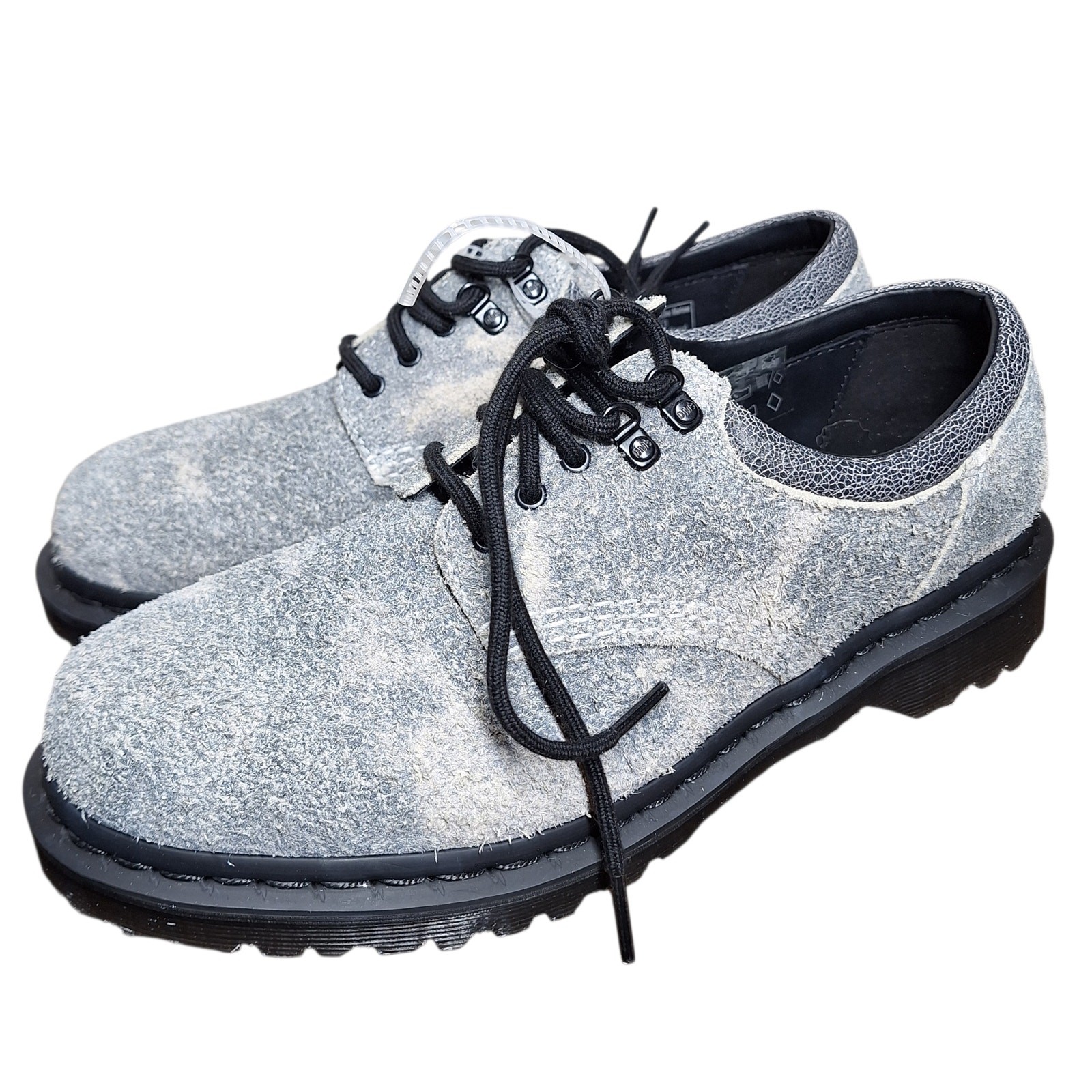 Dr.Martens 8053 stone washed hairy suede oxford shoes womens 9 new no box grunge