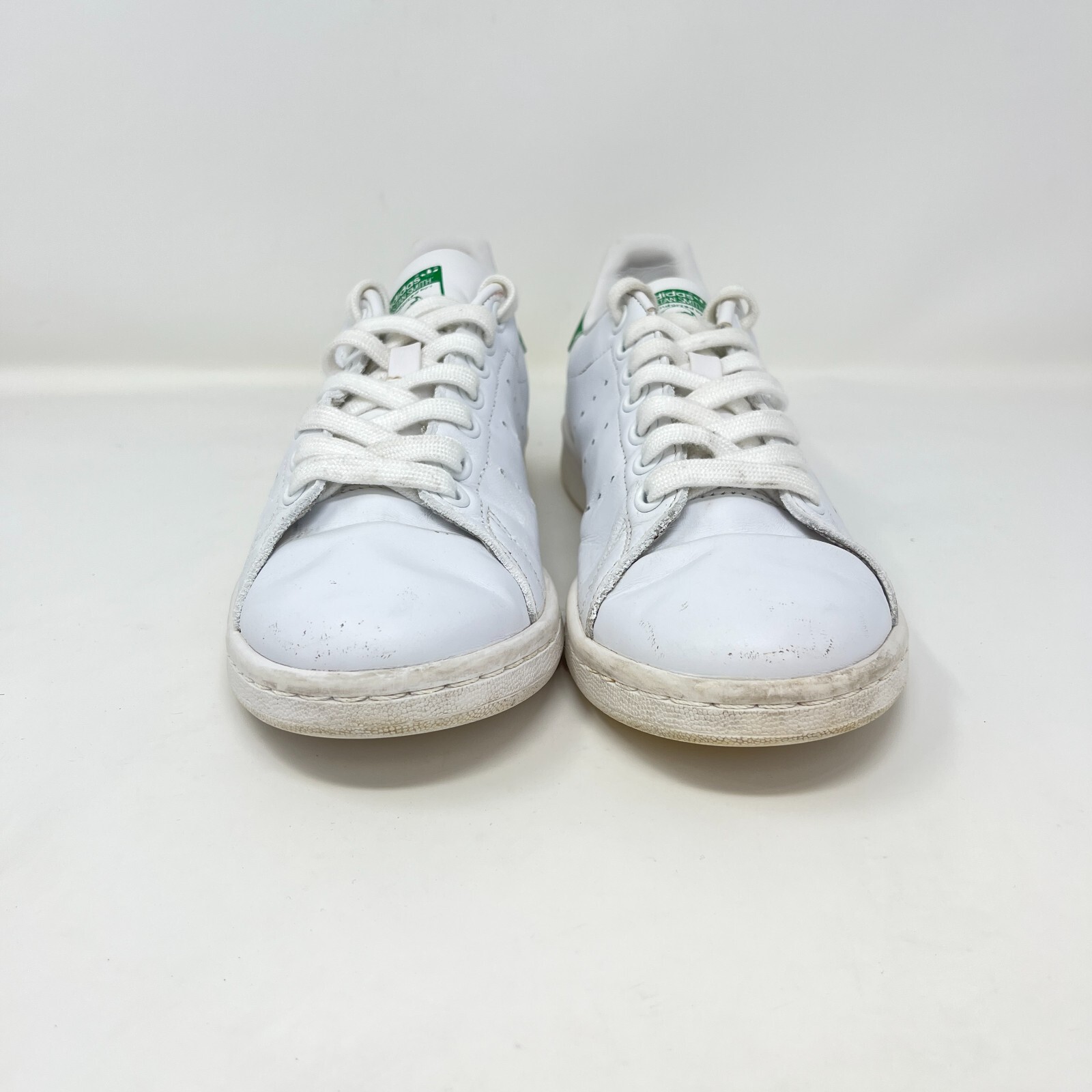 Adidas Stan Smith Classic White Green Leather Comfort Shoes Women’s Size 7.5