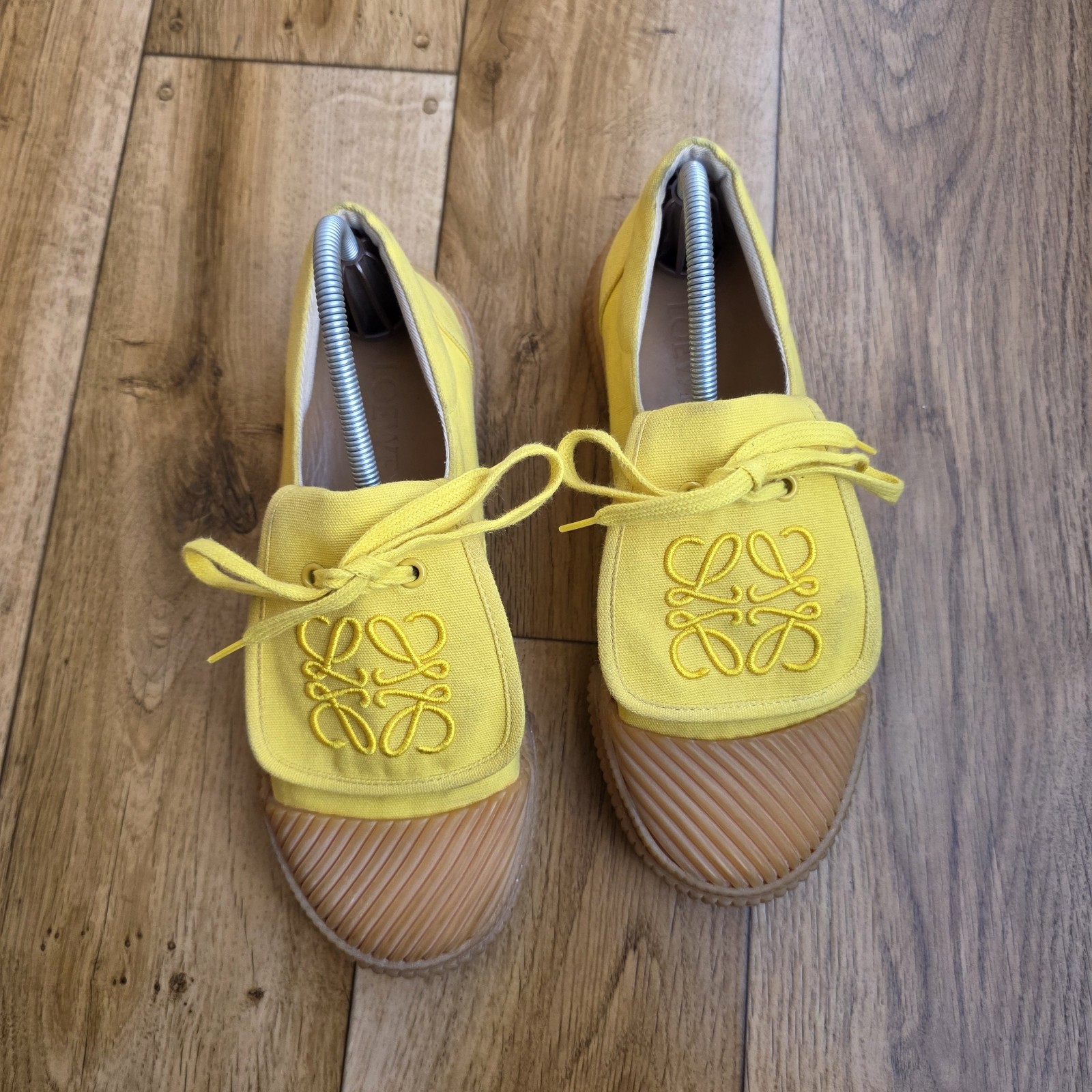 LOEWE ANAGRAM CLOTH TRAINERS SIZE 38 EU, 7.5 US, 5 UK