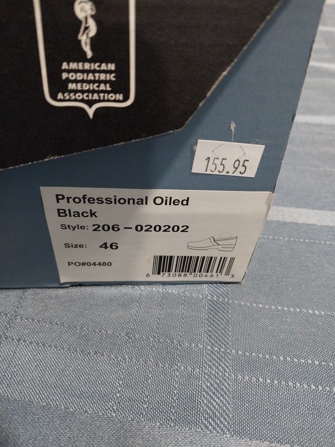 DANSKO Men’s Professional Black Oiled Clog size 46. 12.5-13 US. New.