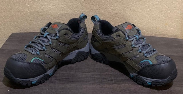 MERRELL Moab Vertex Vent Composite Safety Toe Women’s Work Shoes J11582 size 6 M