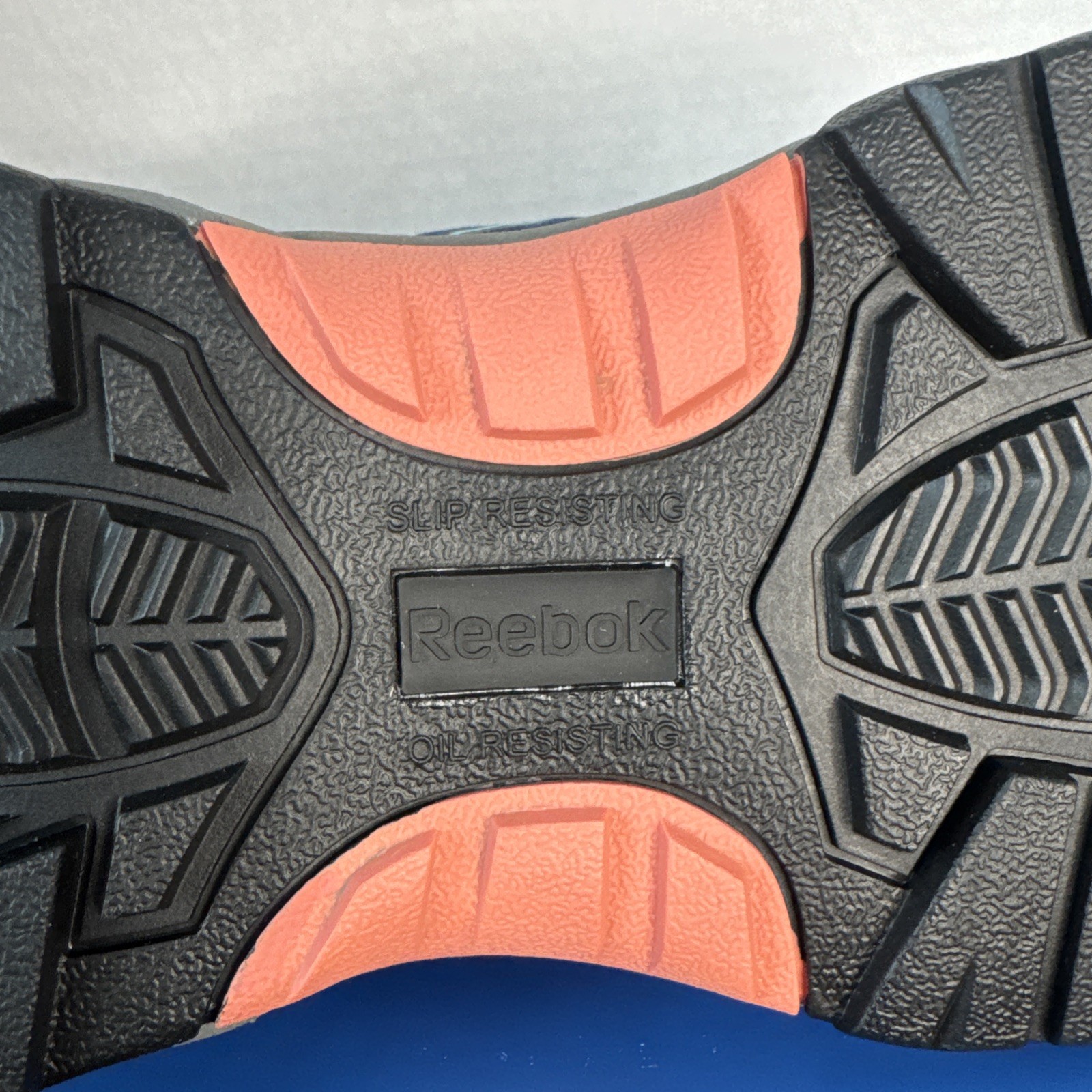 Reebok Composite Safety Toe RB426 W6.5 Exline Athletic Oxford Indigo Coral Shoes