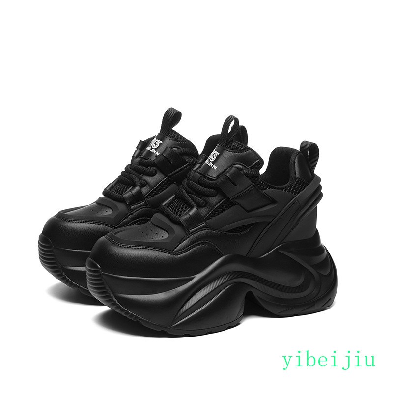 Men’s Lightweight Platform Wedge High Heel Sneaker Mesh Sport Comfort Shoes Lady