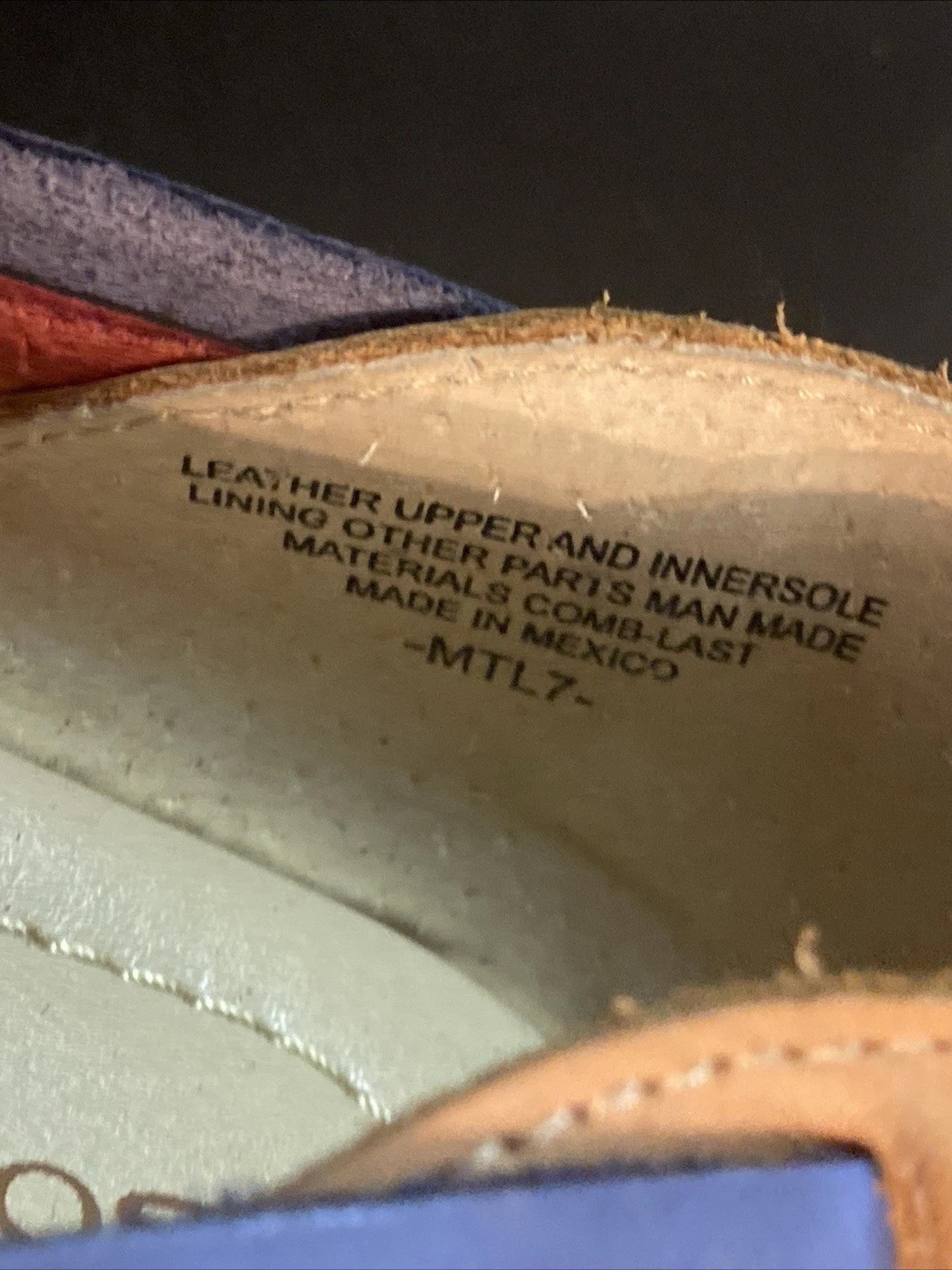 SOFT-SPOTS Women’s Trinidad – Multicolor Leather Man Made in Mexico Sz 9B