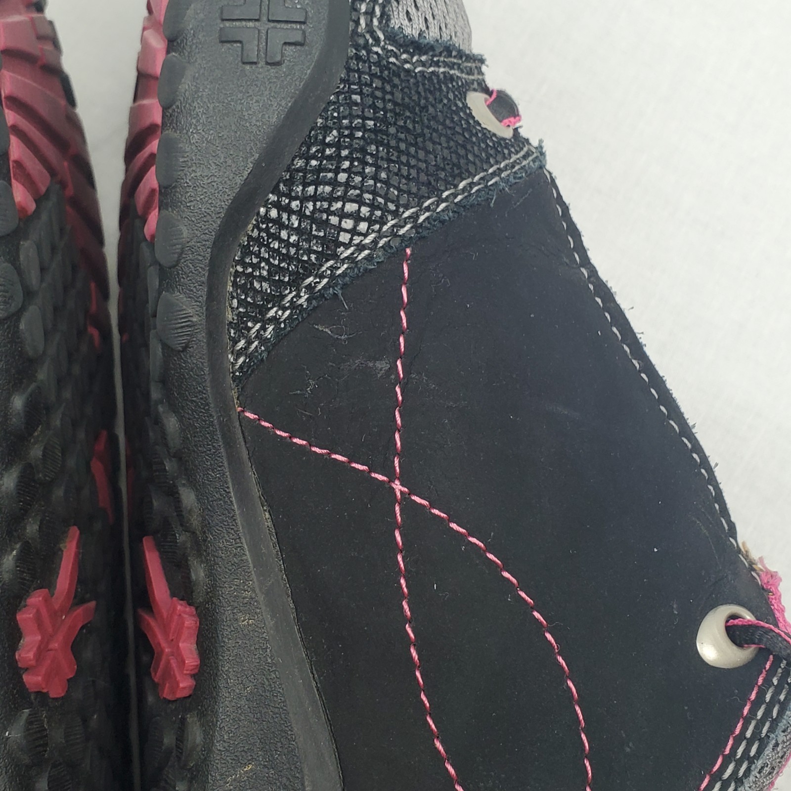 Kuru Kruzr II Hiking Walking Orthopedic Shoes Sneakers Womens Size 9 Black Pink