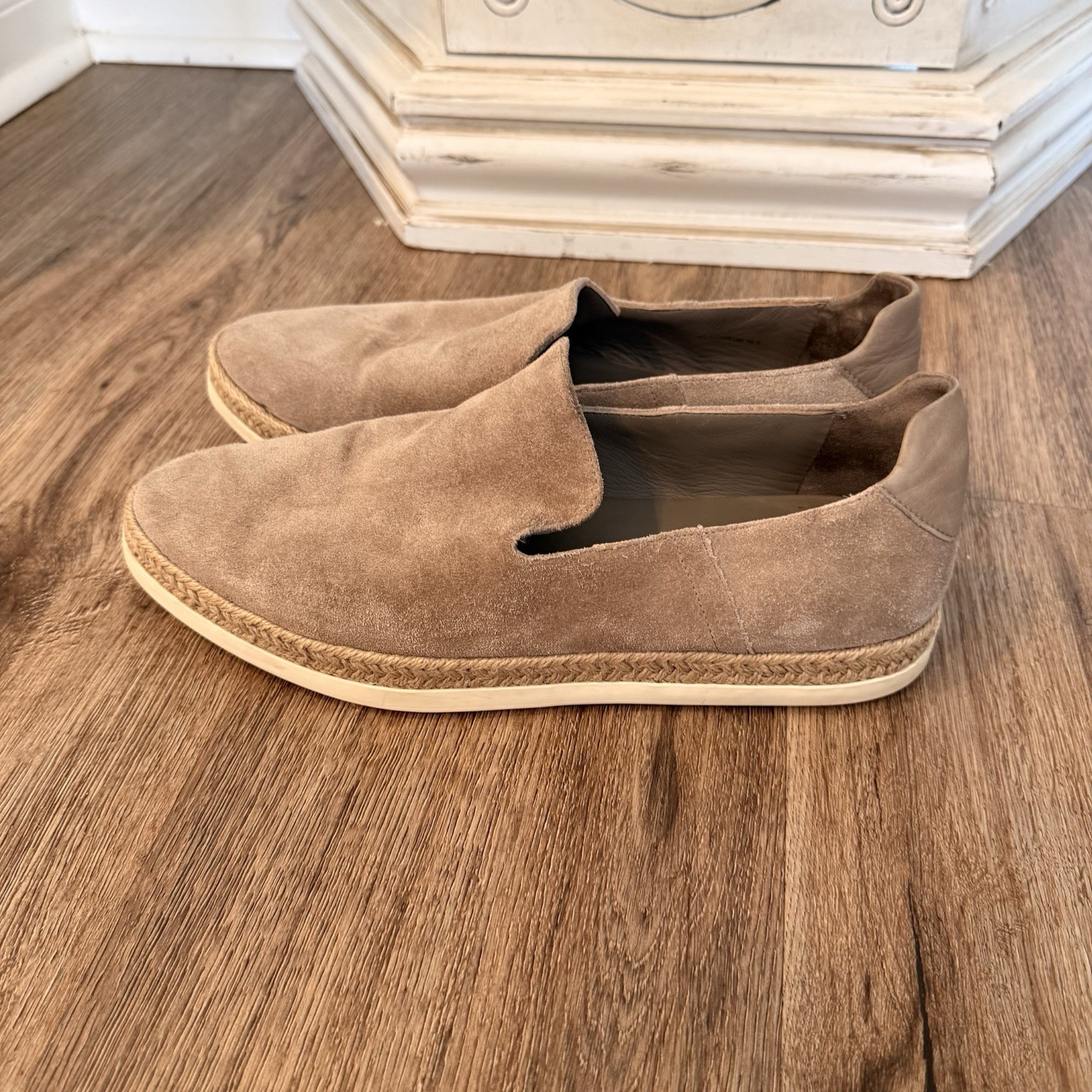 Vince Dillon Slip On Shoes Suede Women’s Size 8.5 M Suede Neutral Espadrille