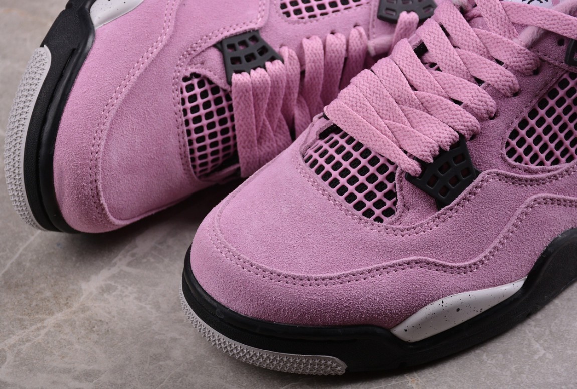 US Size 3-12 Jordan 4 “Orchid” Mid Top Retro Women’s and Men’s Basketball Shoes