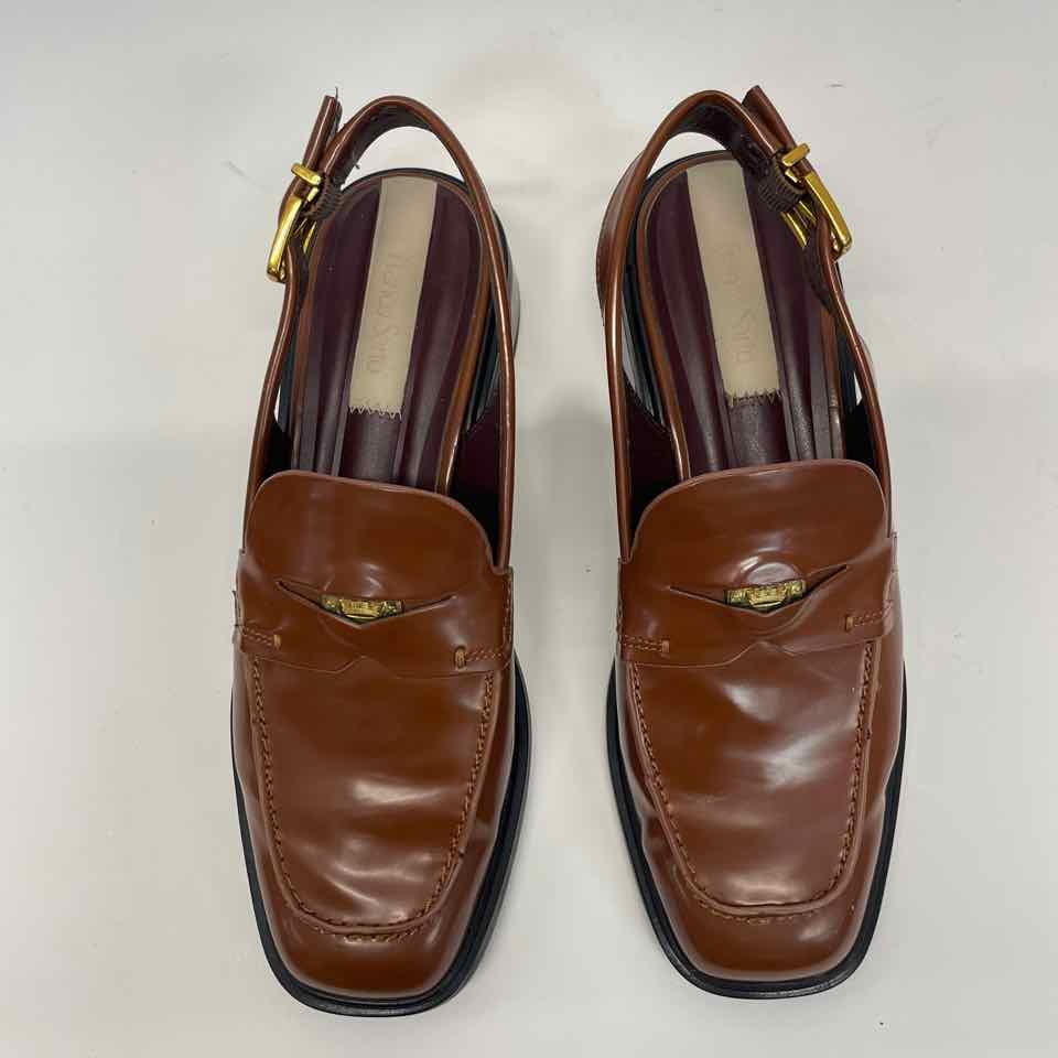 Franco Sarto Size 8.5 Women’s Brown Solid Mules Shoes