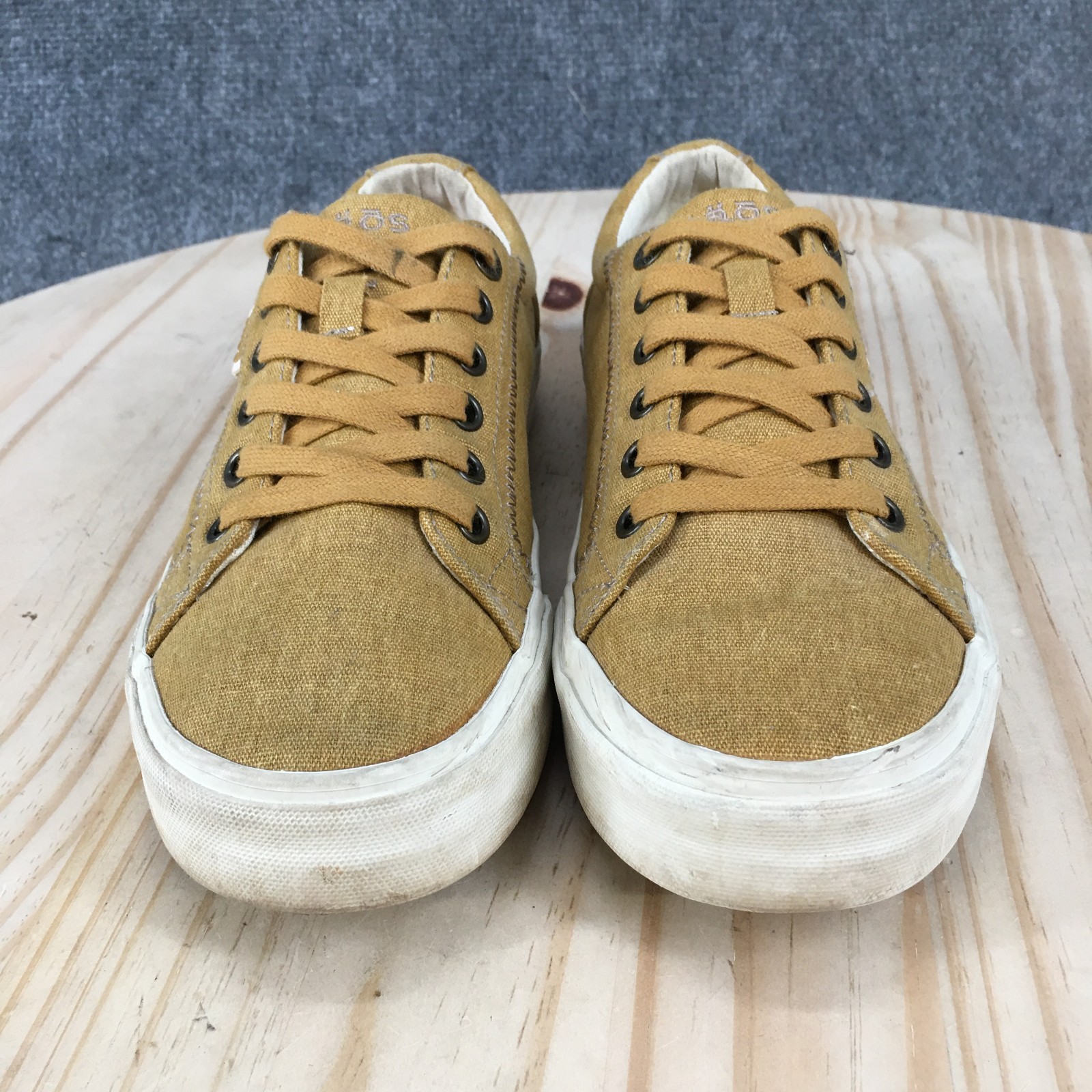Taos Plim Soul Shoes Shoes Womens 7.5 Casual Low Top Sneakers Yellow Canvas