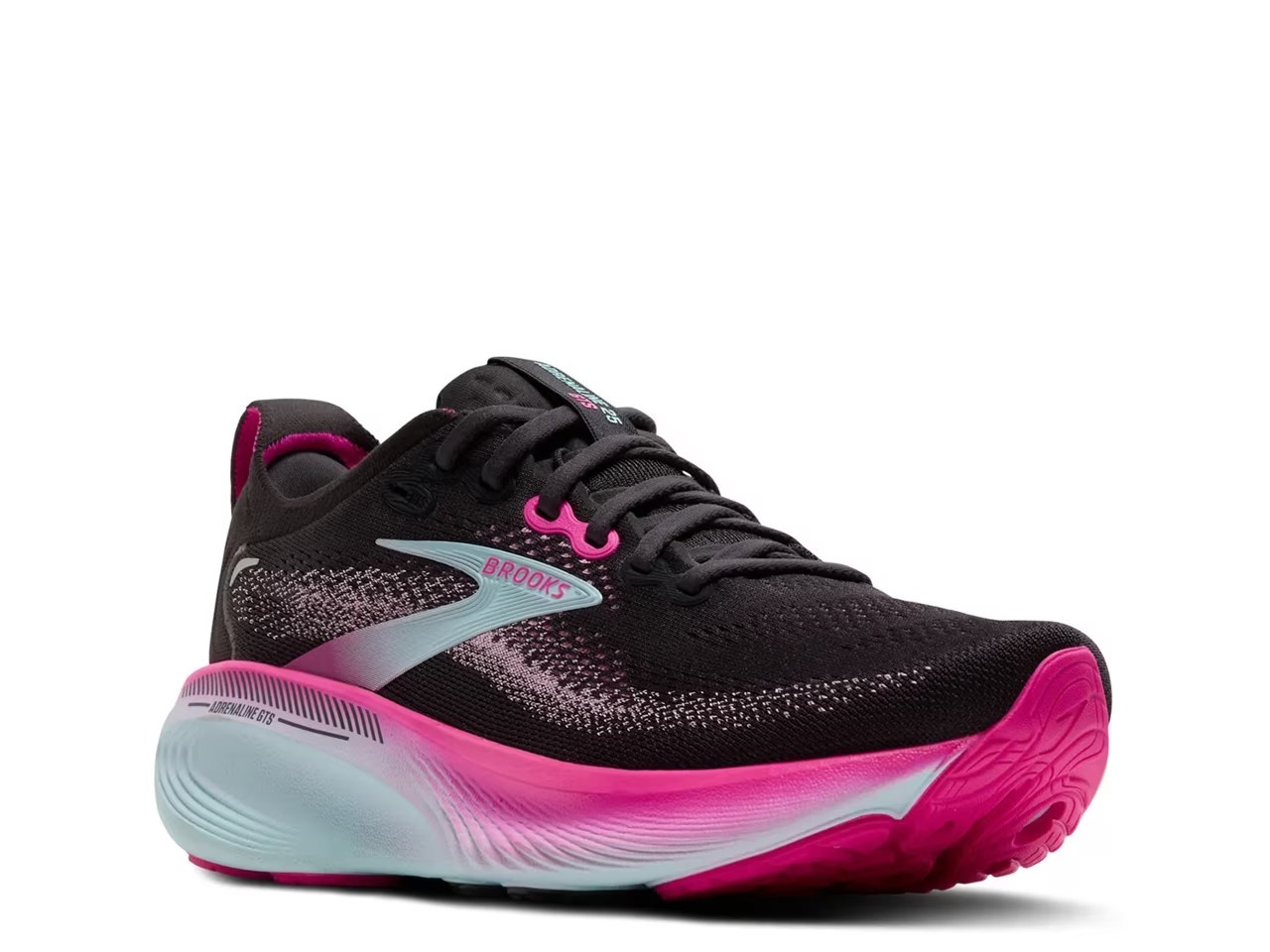 NEW ITEM! Brooks Women’s Adrenaline 25 Running Shoe Black/Pink Medium Size AUTH