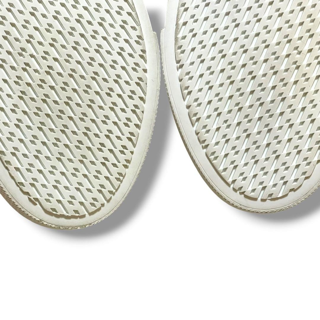 HERMES Daydream High Top Sneakers White Leather Kelly Buckle Women’s EU36 US6