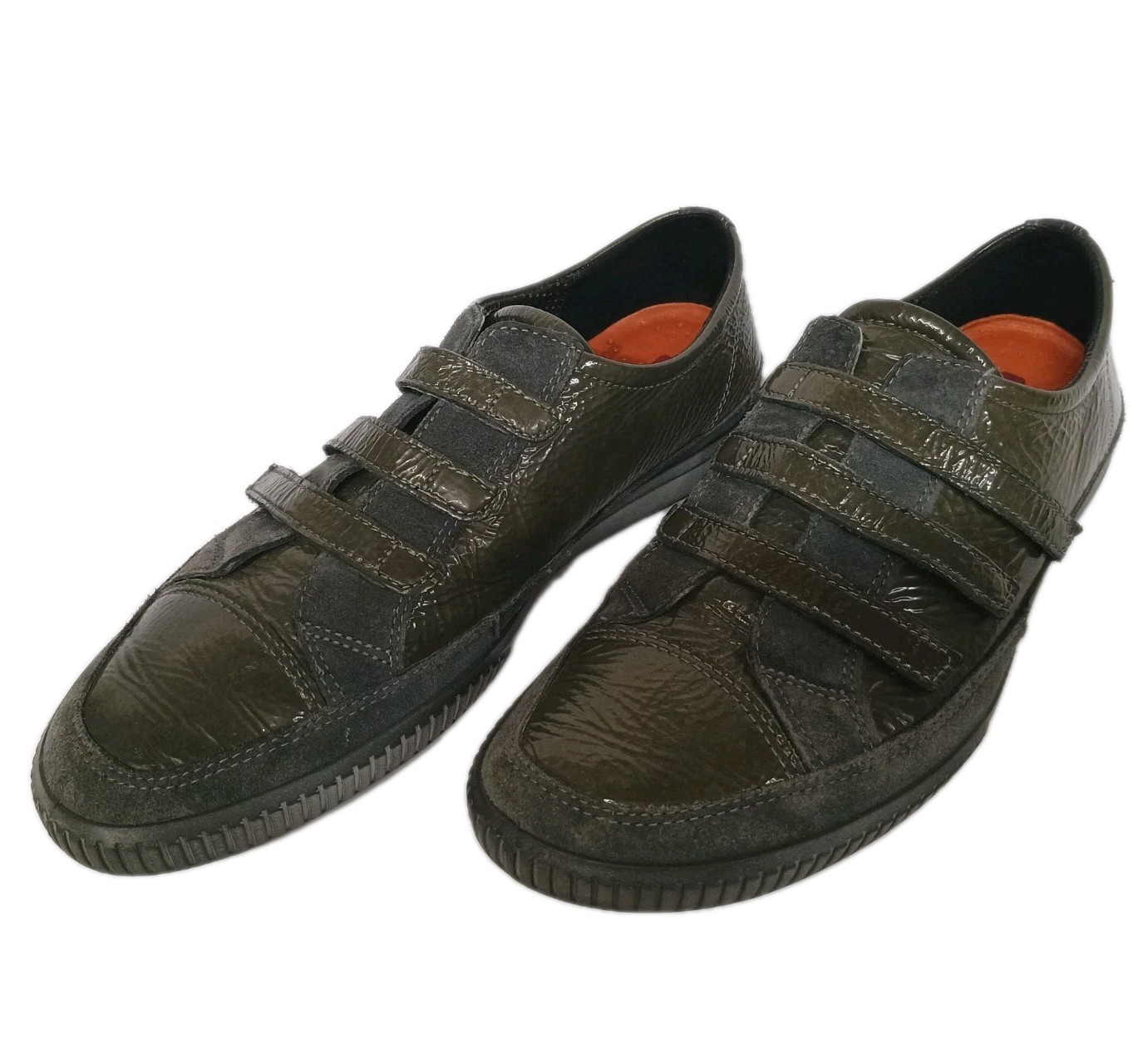 ECCO Summer Zone 3 Strap Crinkled Leather Oxford Women UK 41, US 10.5 WORN ONCE
