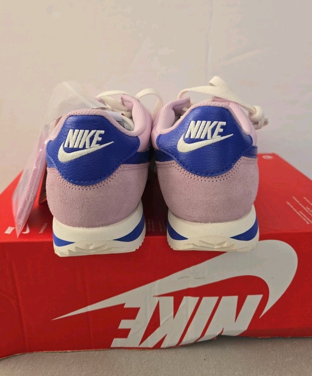 Nike Cortez Textile Women’s Shoes Size 9(Light Arctic Pink/Sail/Paramount Blue)