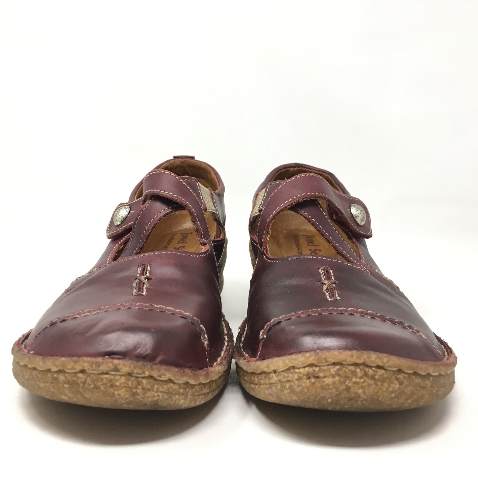 Josef Seibel Rosalie 13 Mary Jane Clogs Shoes Womens Size 9 US 40 EU Burgundy