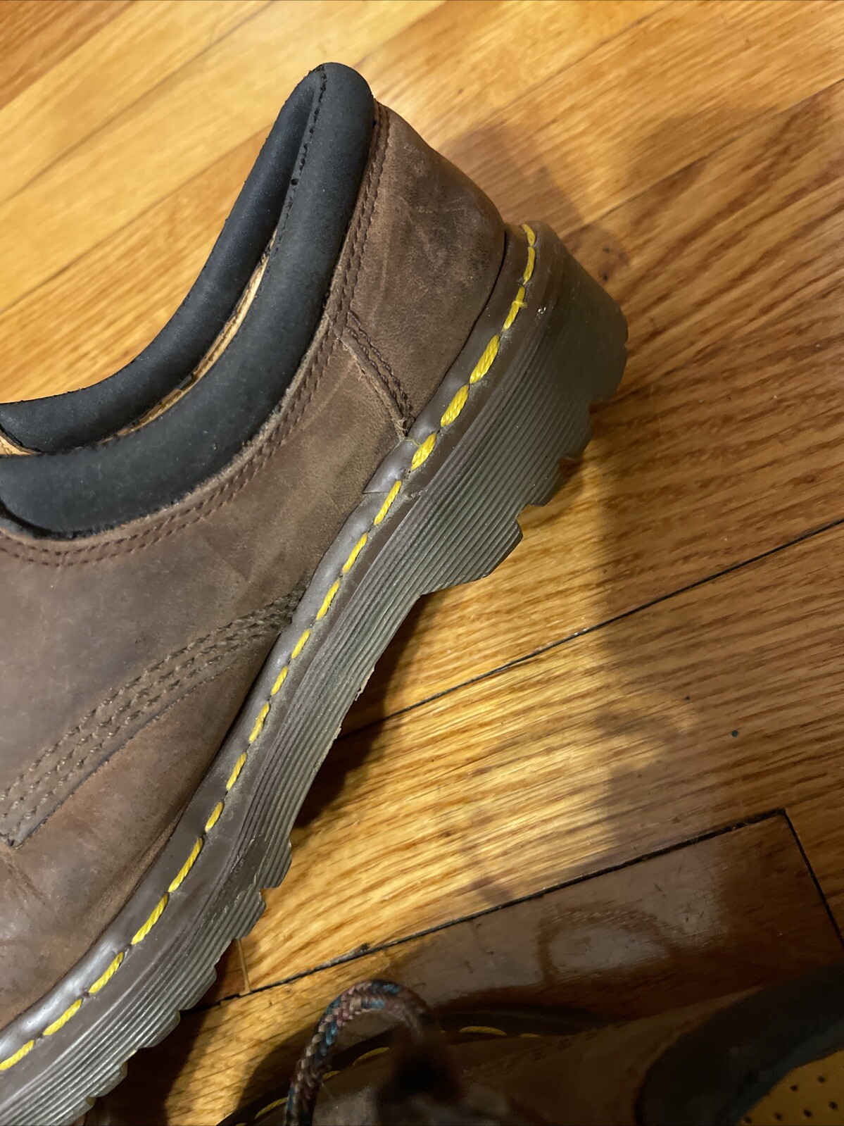 Dr Martens Brown Leather Clunky Sole 5 Eye Oxfords 8053 Women’s Size 7