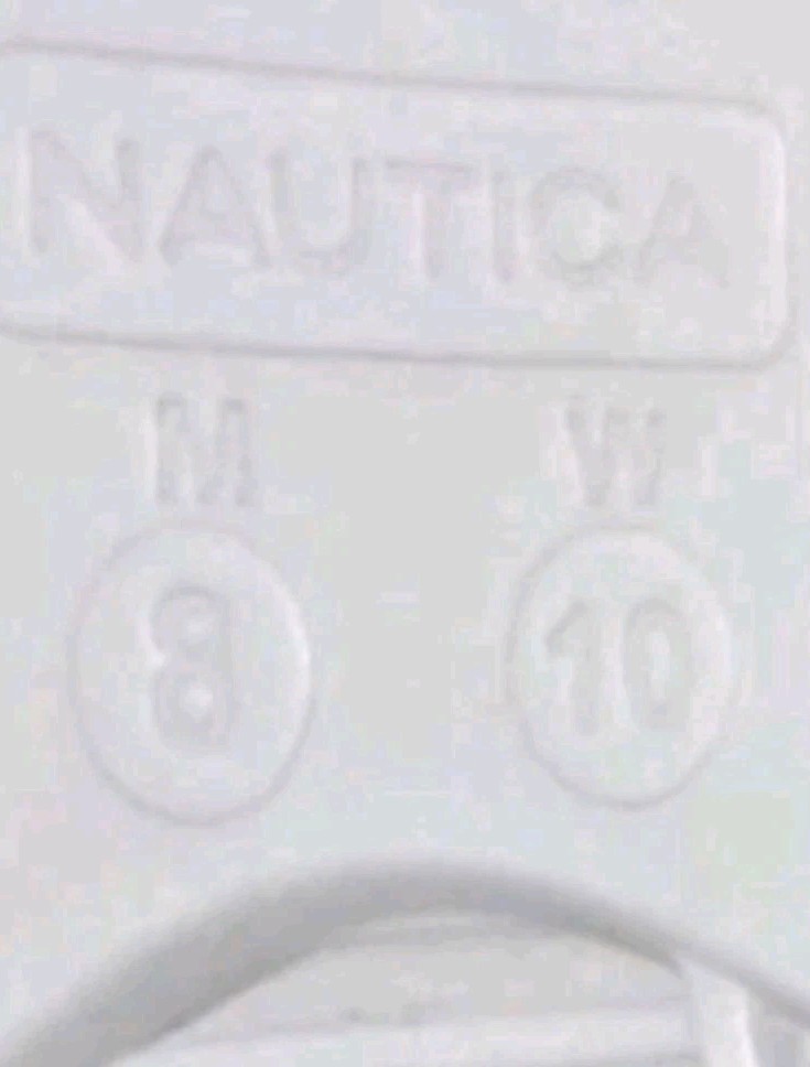 Nautica River Edge Women’s Shoes Size 10 Clog/Slides Unisex Men’s 8 White New