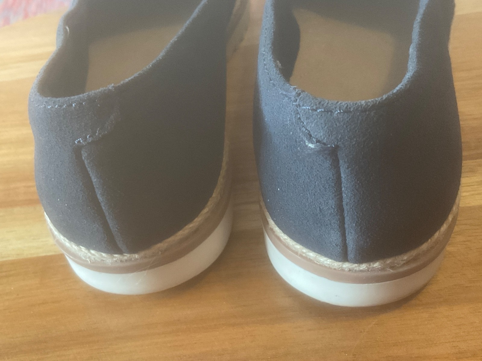 Clarks Collection Leather or Suede Slip-Ons Serena Paige Navy Stripe 8M