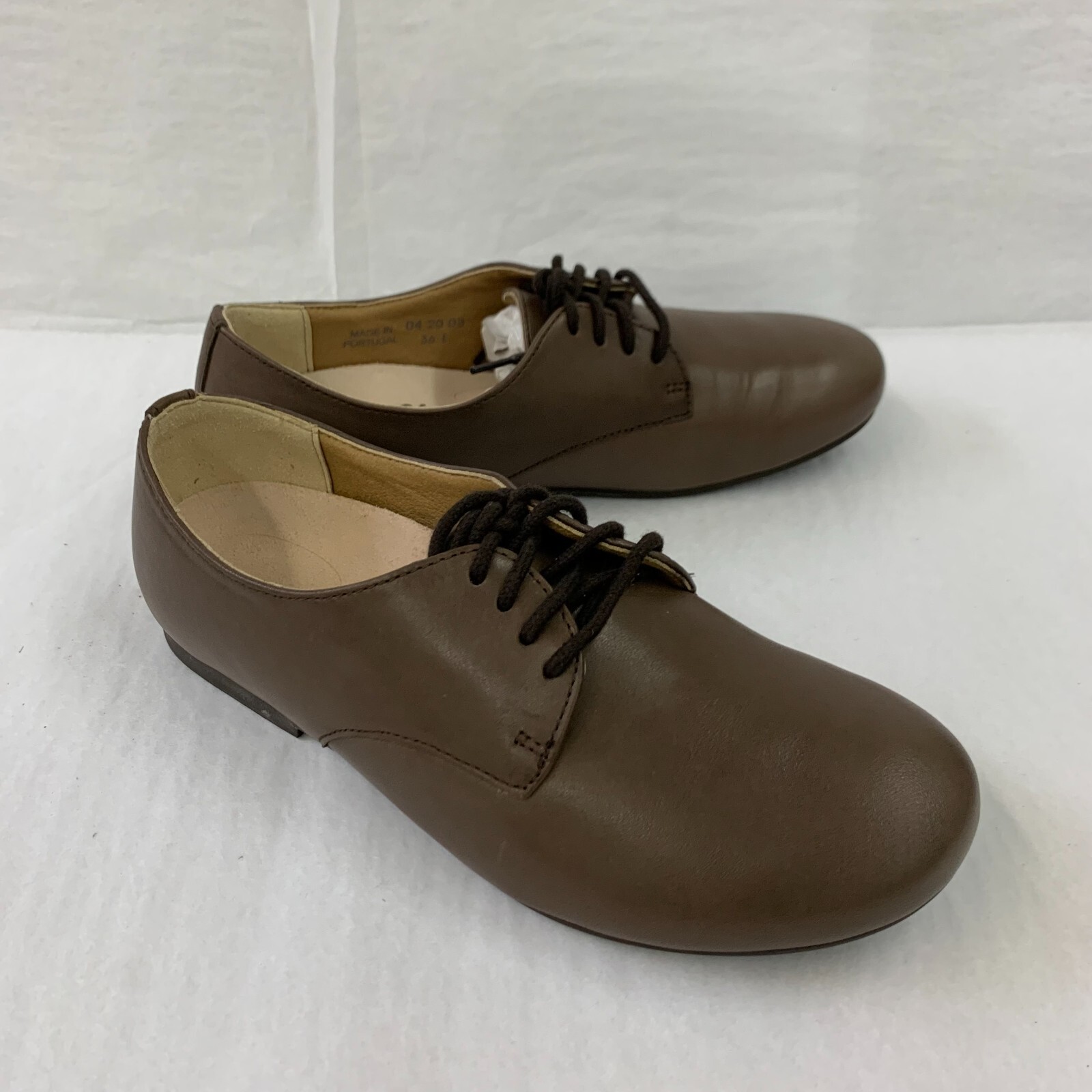 Birkenstock New w/ Box Saunders Brown Natural Leather Narrow Width Select Size
