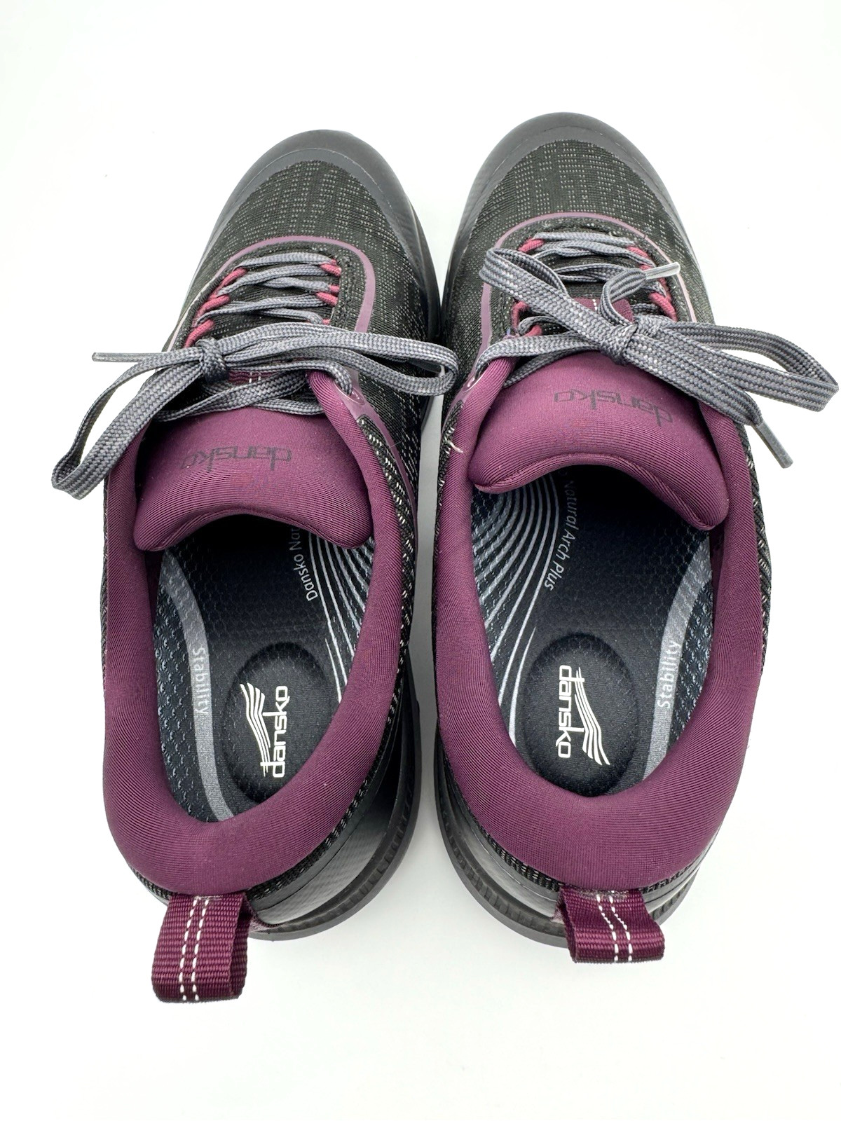 Dansko Makayla Hiking Shoes Waterproof Black Vibram Soles Women EU 37 / US 6.5-7