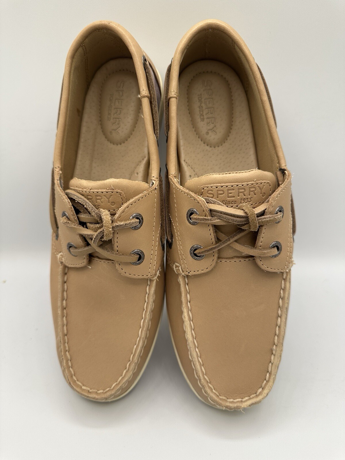 NEW Sperry Top Sider Women’s Size 8 M Koifish 2 Eye Boat Shoes Linen 88209