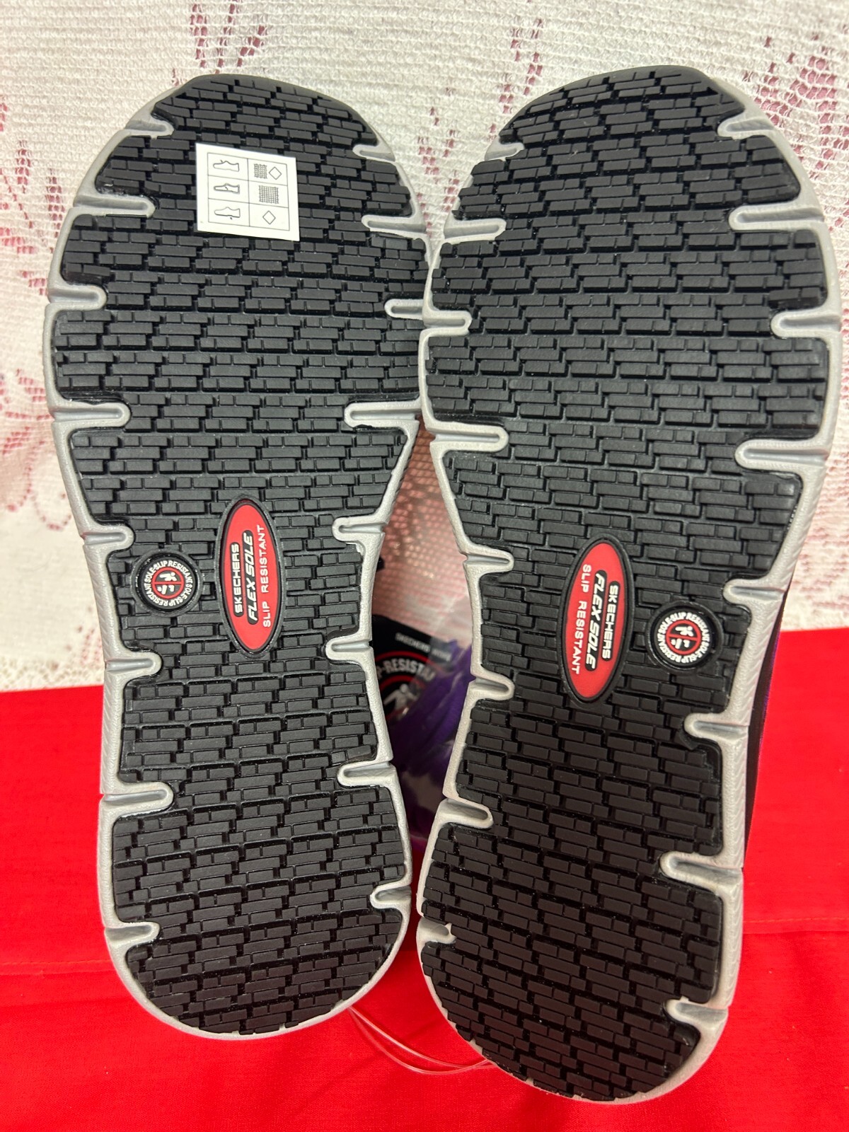NEW-Skechers- Women Memory Foam Air Cooled 77217/ BKMT – SZ-5.5., China.