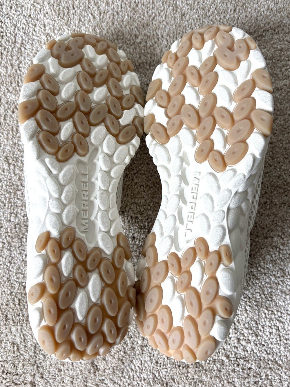 Merrell White Bora Slide Vent Slide On Shoes Moccasin Comfort Cushion Walking