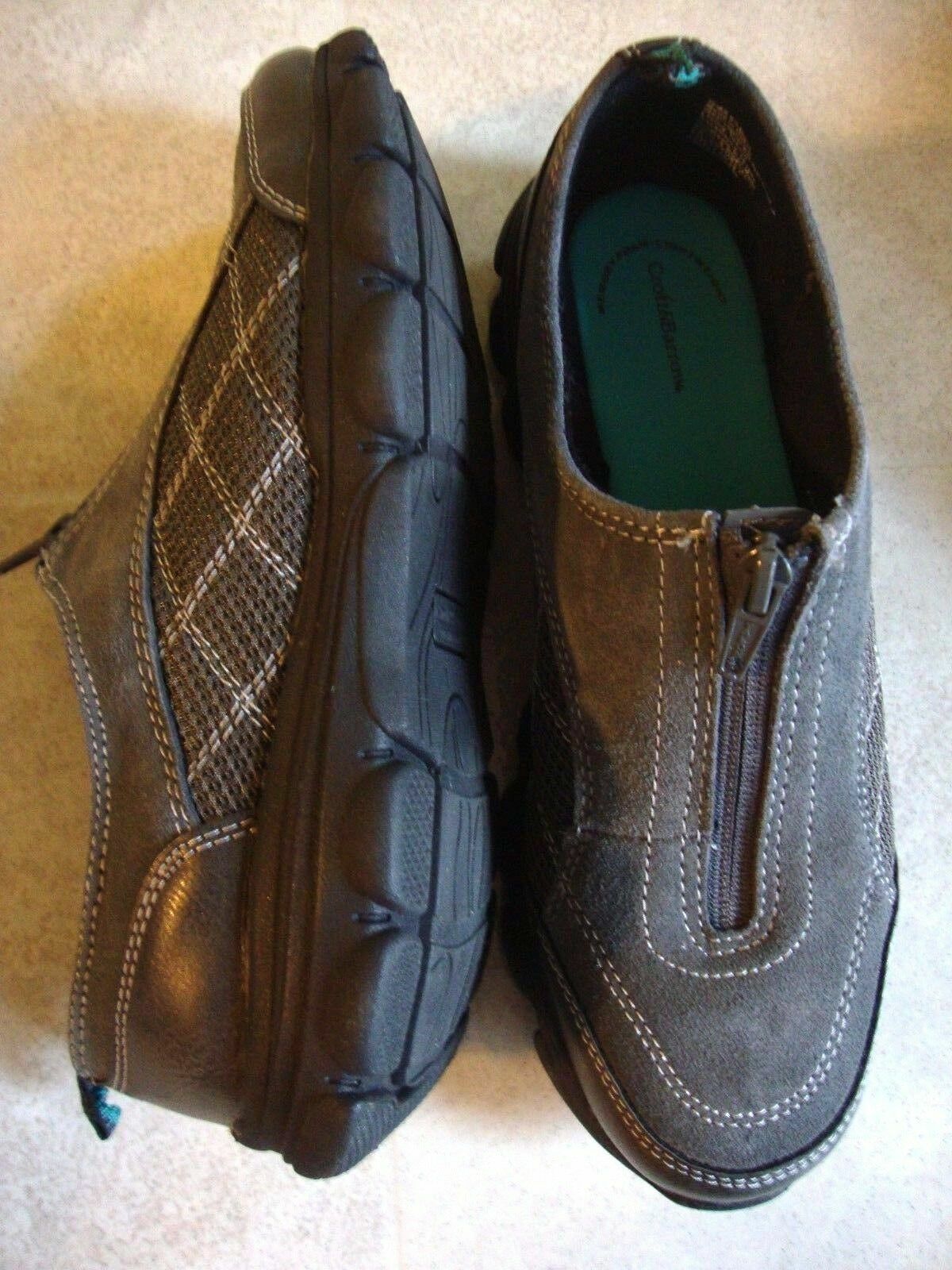 New Croft & Barrow Tory Lightweight Leather Slip On Casual Shoes Grey Variety Sz