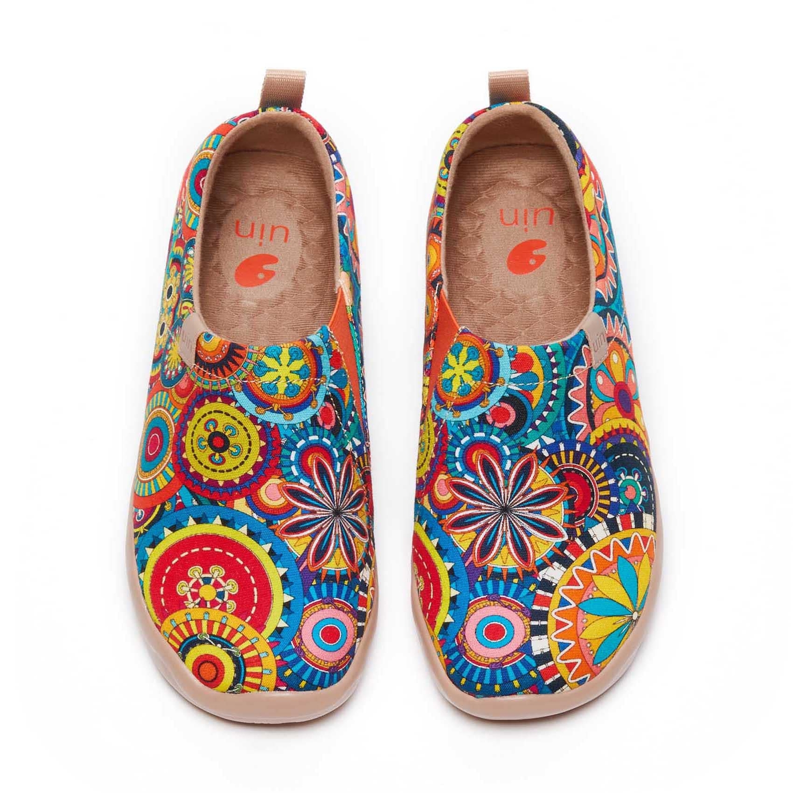 Women Size 5-11 UIN Slip On Shoes Canvas Comfortable Loafers “Blossom”