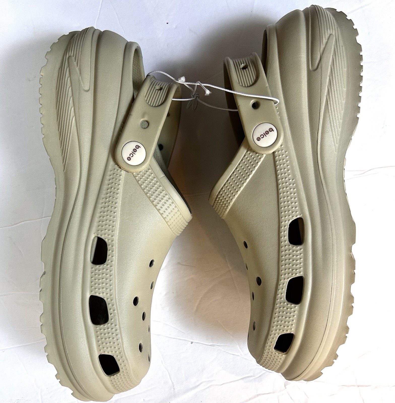 New Beice Beige Clog Style Shoes Size 39-40 US Women 8.5-9