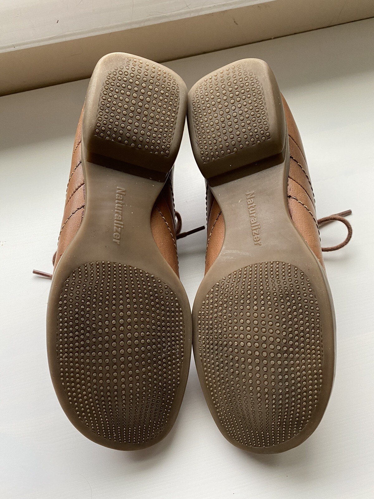 Naturalizer Shoes Skipper Saddle Tan Leather Comfort Women size 6 1/2 M #445NA94