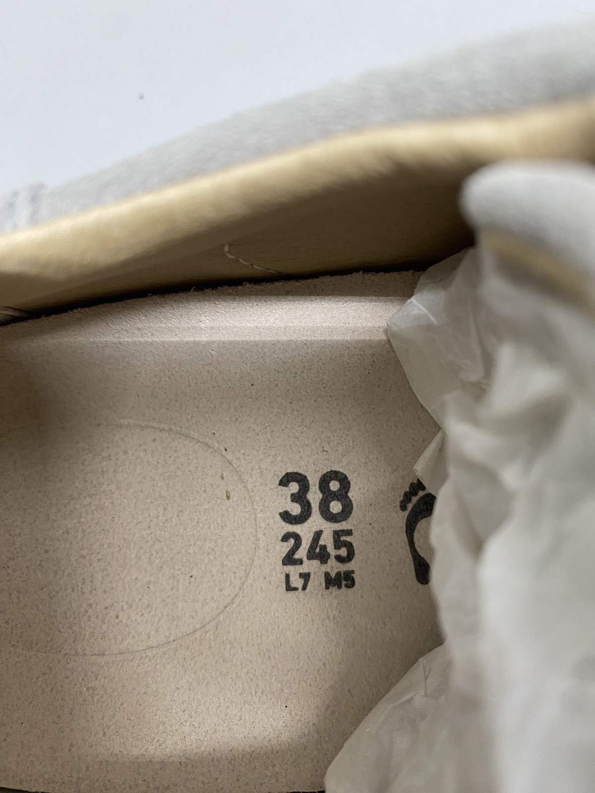 Birkenstock Unisex Bend Low Suede Leather Sneakers Size L 7, M 5 Stone Coin Grey