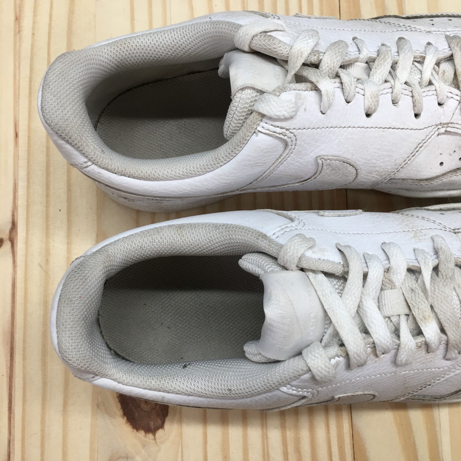 Nike Shoes Womens 10 Court Vision Low Sneakers White Lace Up Comfort CD5434-100