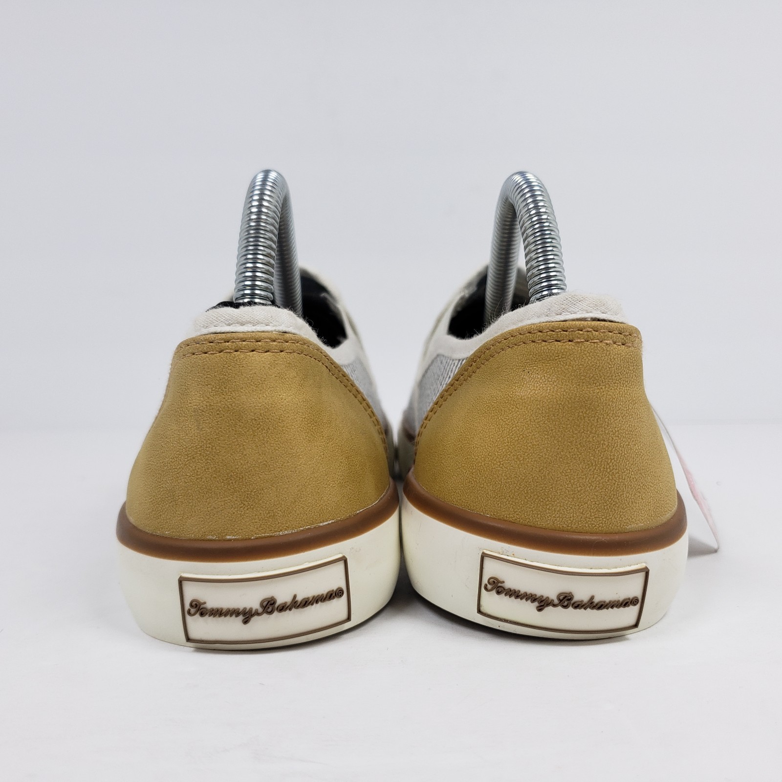 Tommy Bahama Womens Size 6 Blue White Striped Sailor Slip On Loafer Shoes