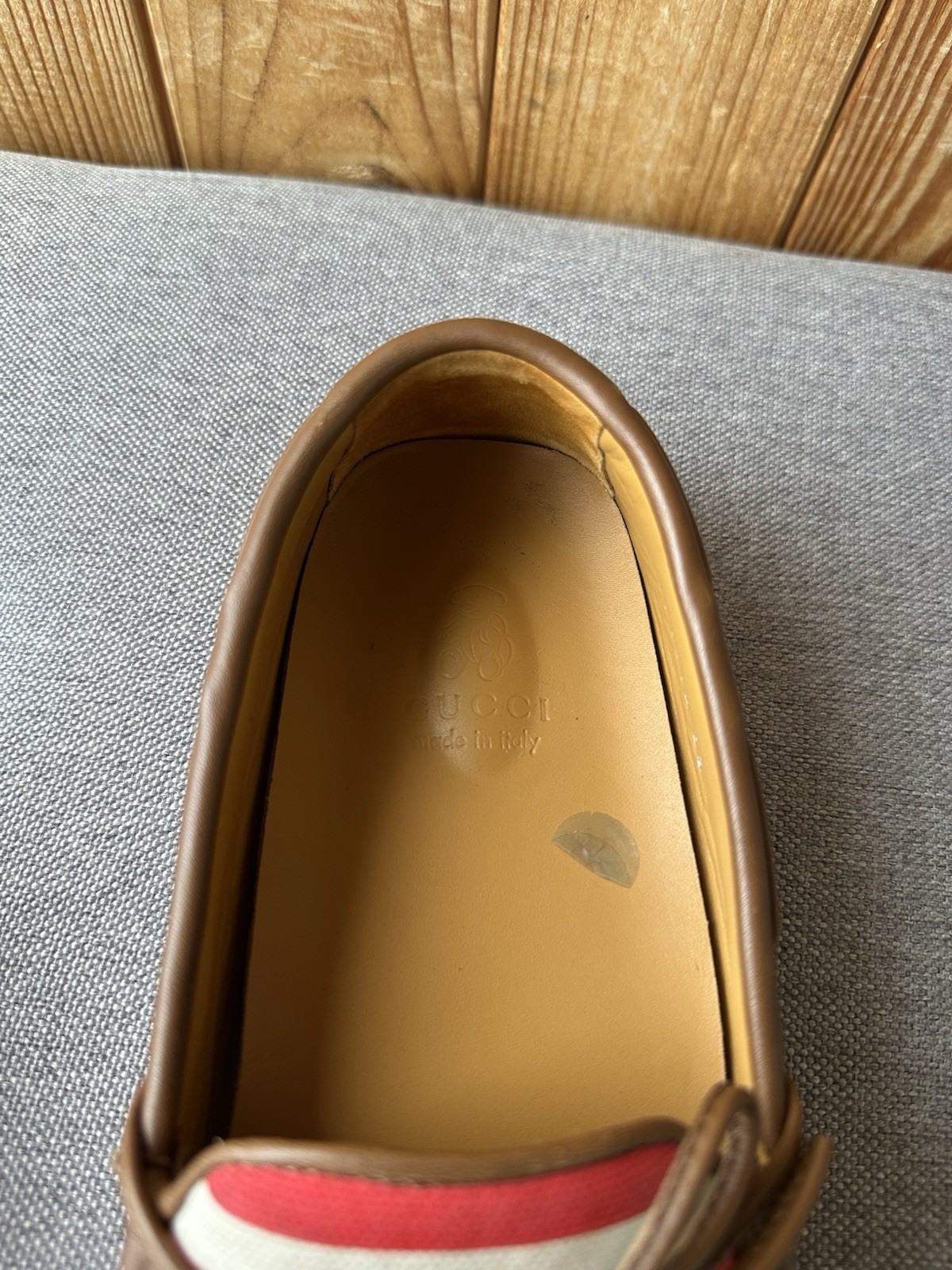 Gucci Women’s Suede Loafers Summer Walk Moccasins Shoes Size 35 US 5 UK 2