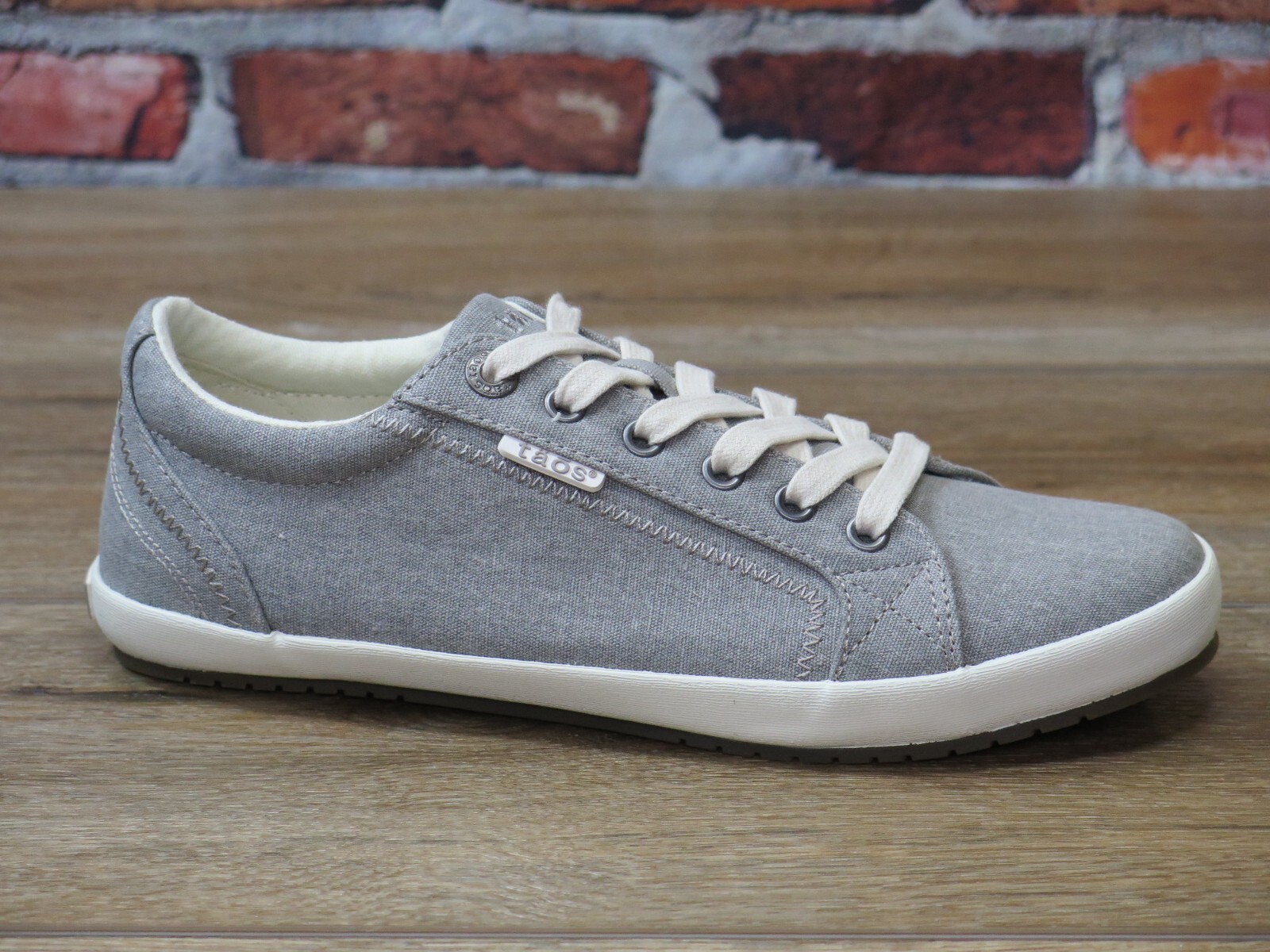 Women’s Taos Star Casual Sneaker Grey Wash Canvas *12844-GRY MED & WIDE