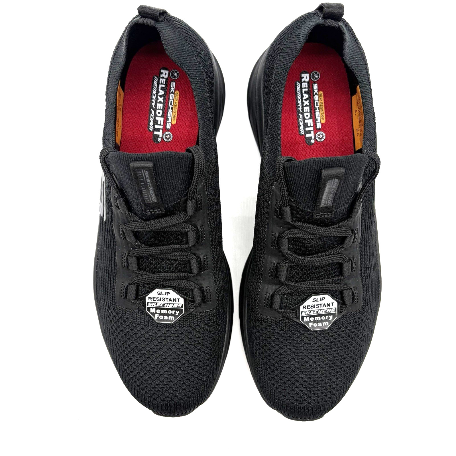 Skechers Women’s Slip-Resistant Relaxed Fit Memory Foam Cushioned Work Shoe 11